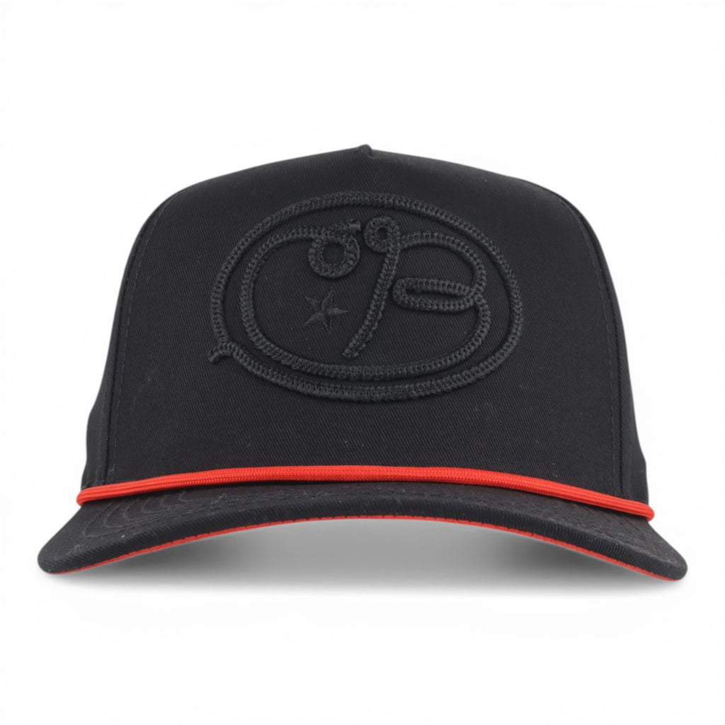 GORRA CARA BLANCA ROPE LOGO BLACK