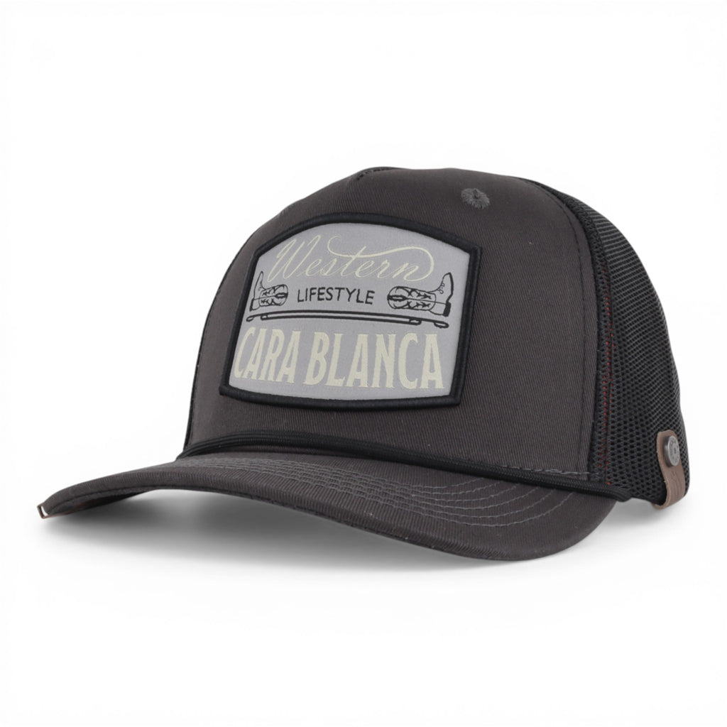 GORRA CARA BLANCA BOOTS AND WEST GREY