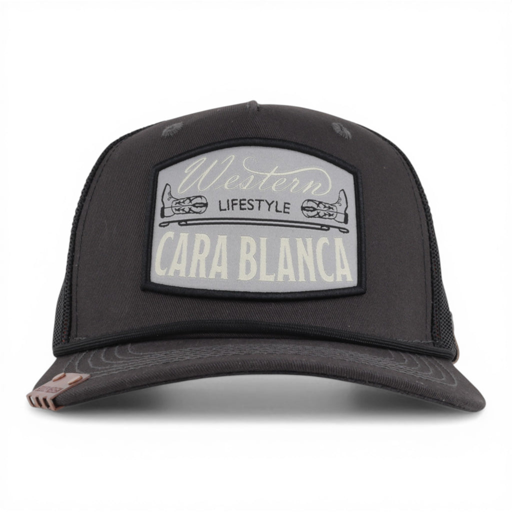 GORRA CARA BLANCA BOOTS AND WEST GREY