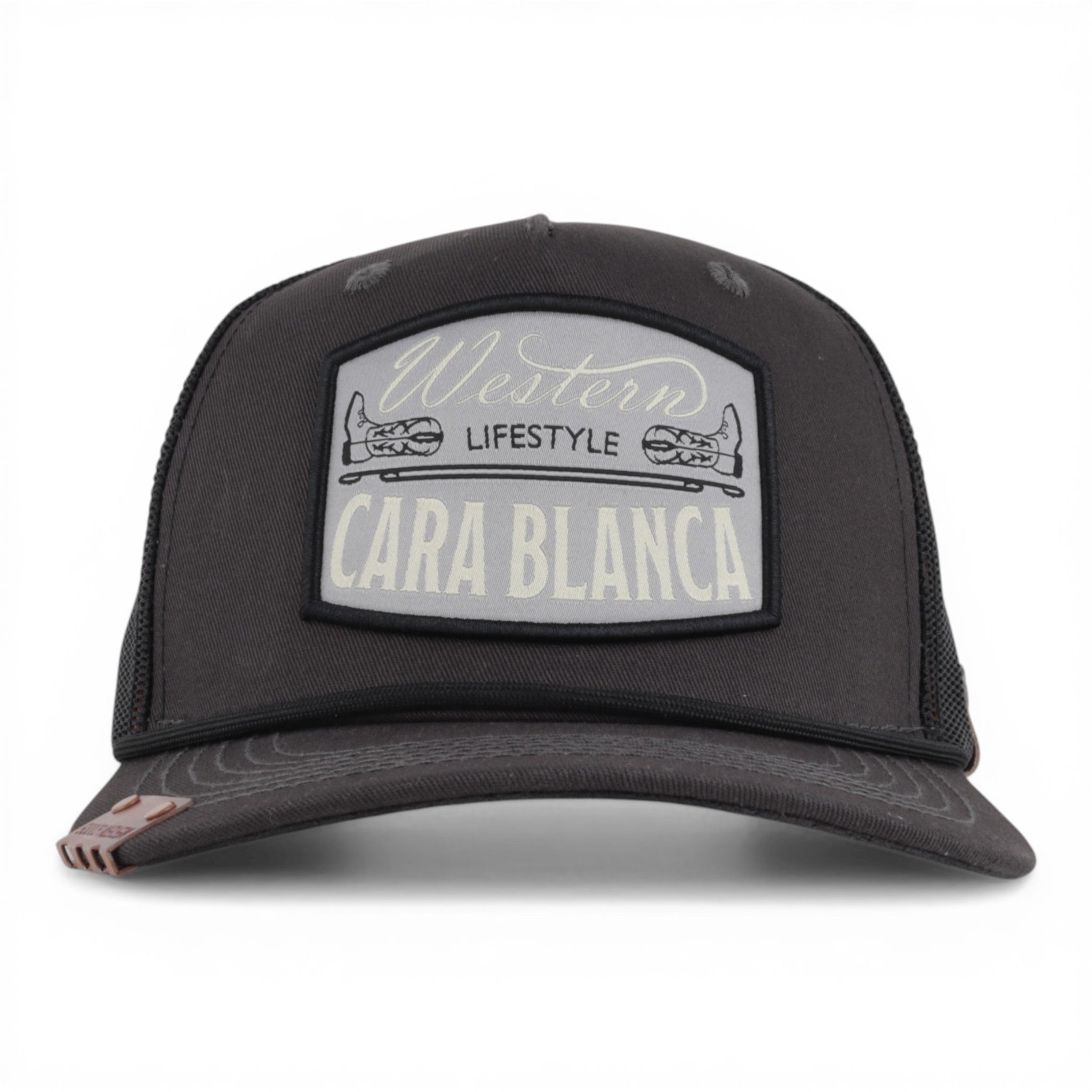 GORRA CARA BLANCA BOOTS AND WEST GREY