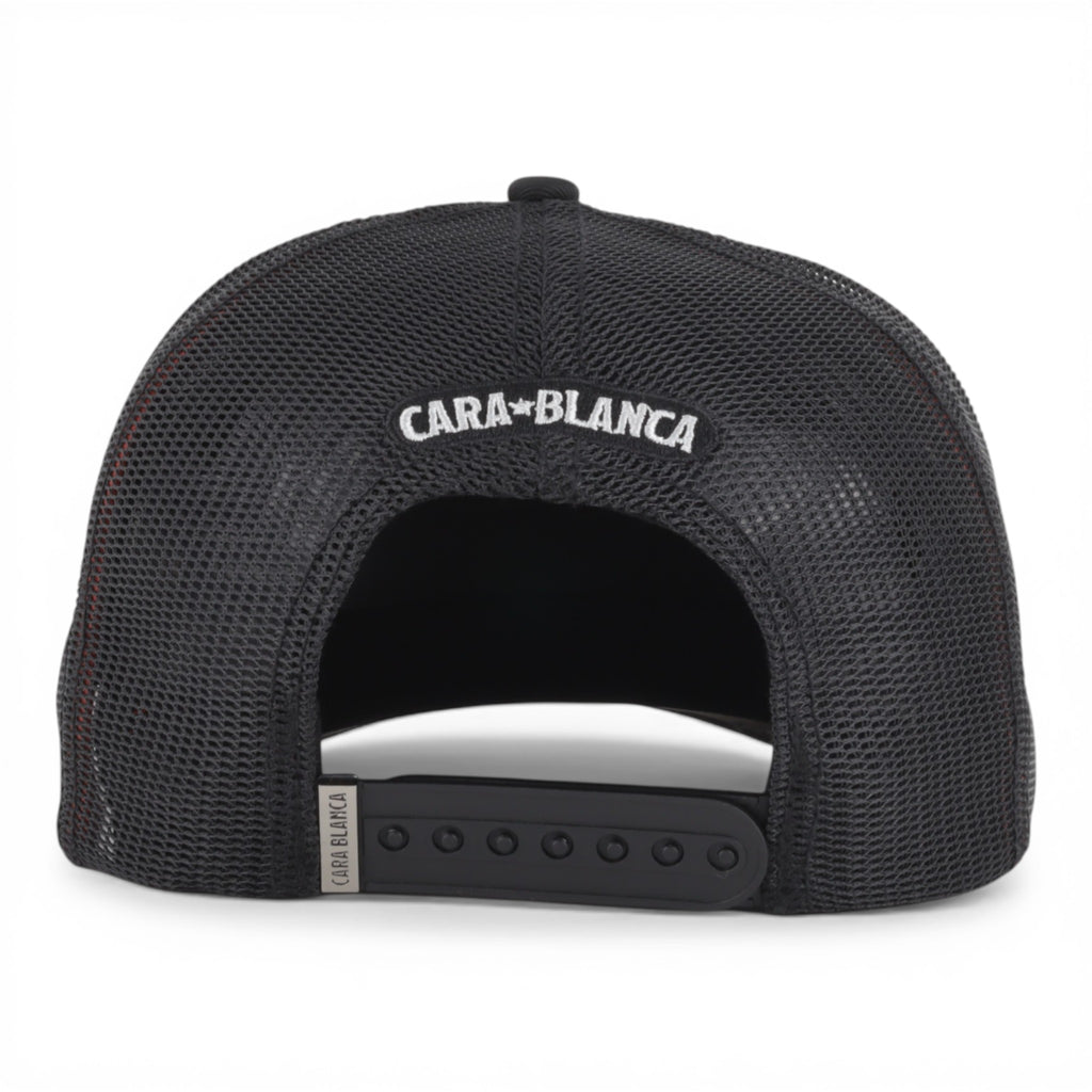 GORRA CARA BLANCA SMOOTH BEFFALO BLACK