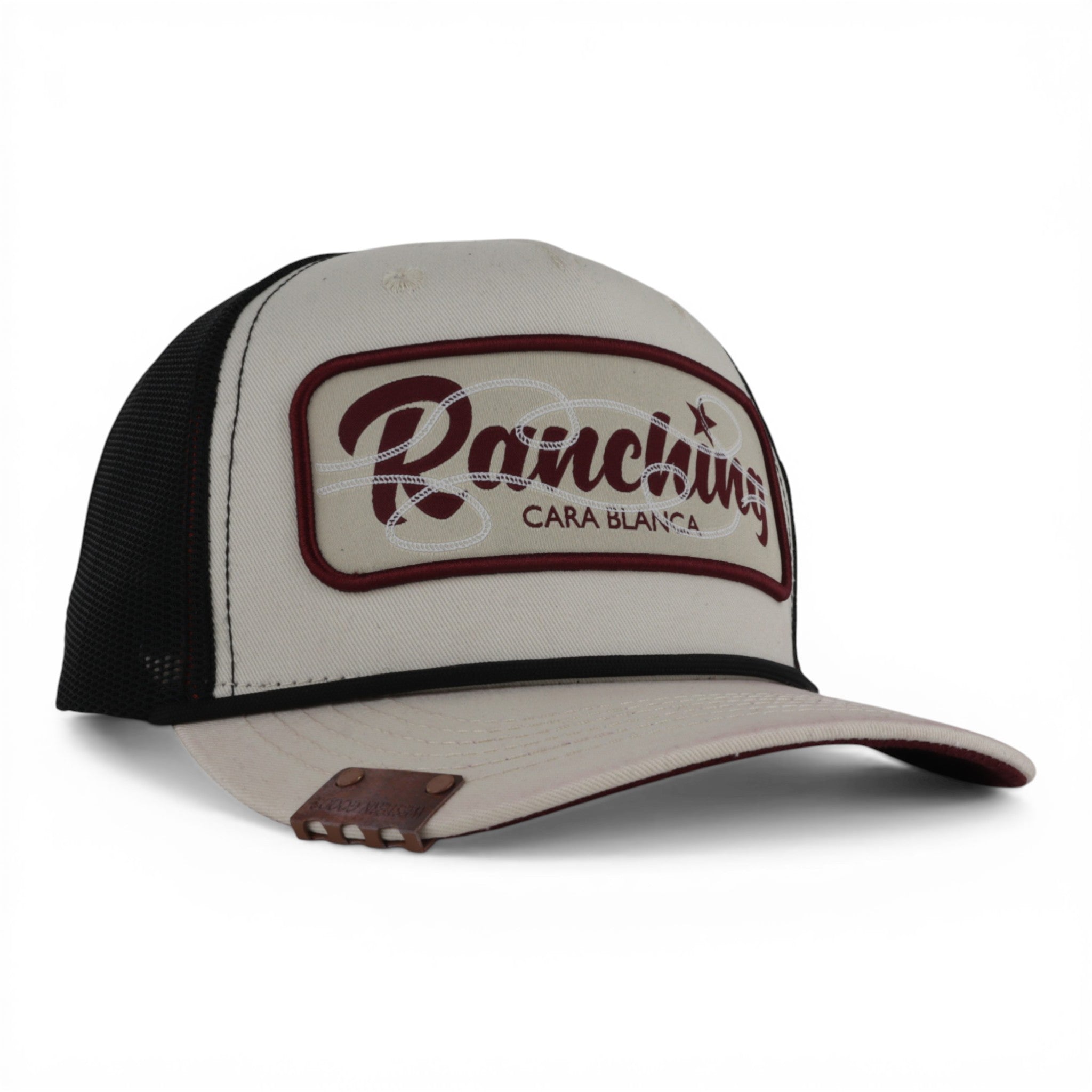 GORRA CARA BLANCA RANCHING CREAM