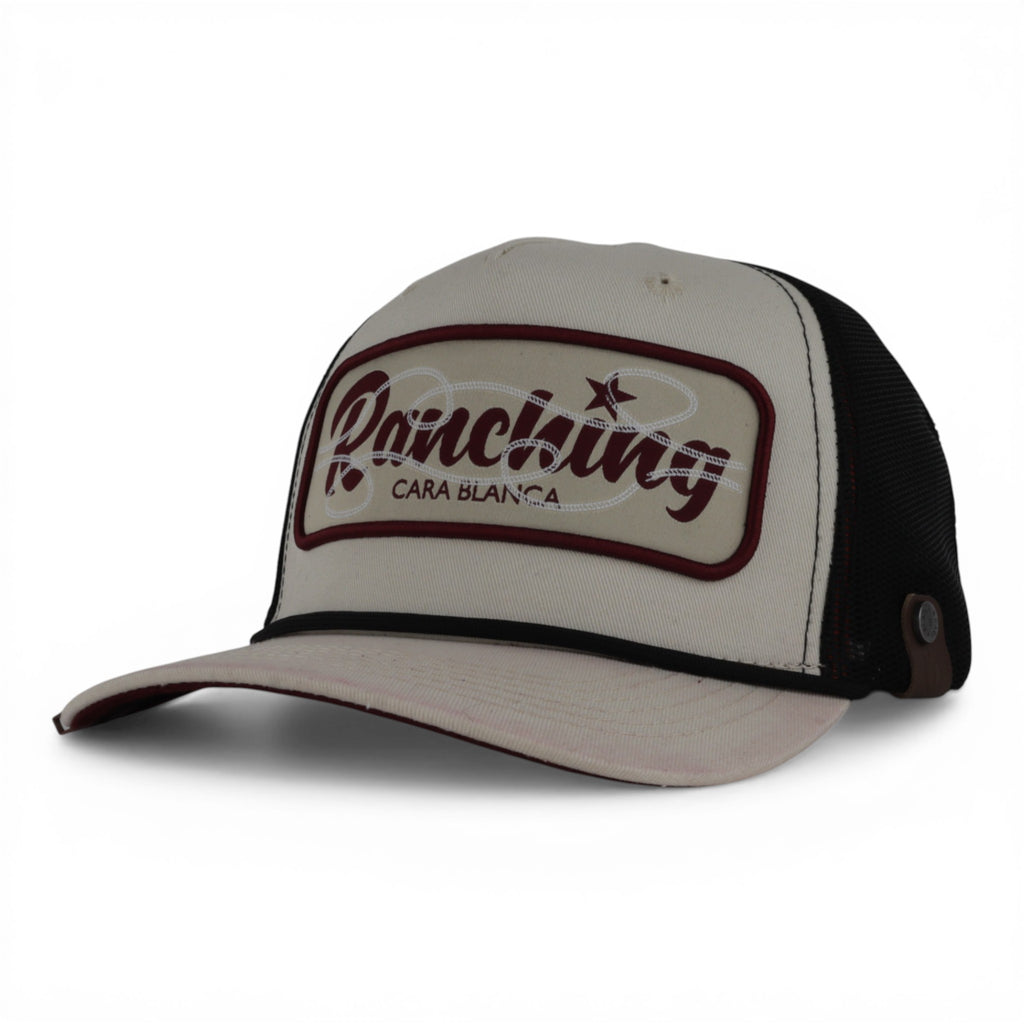 GORRA CARA BLANCA RANCHING CREAM