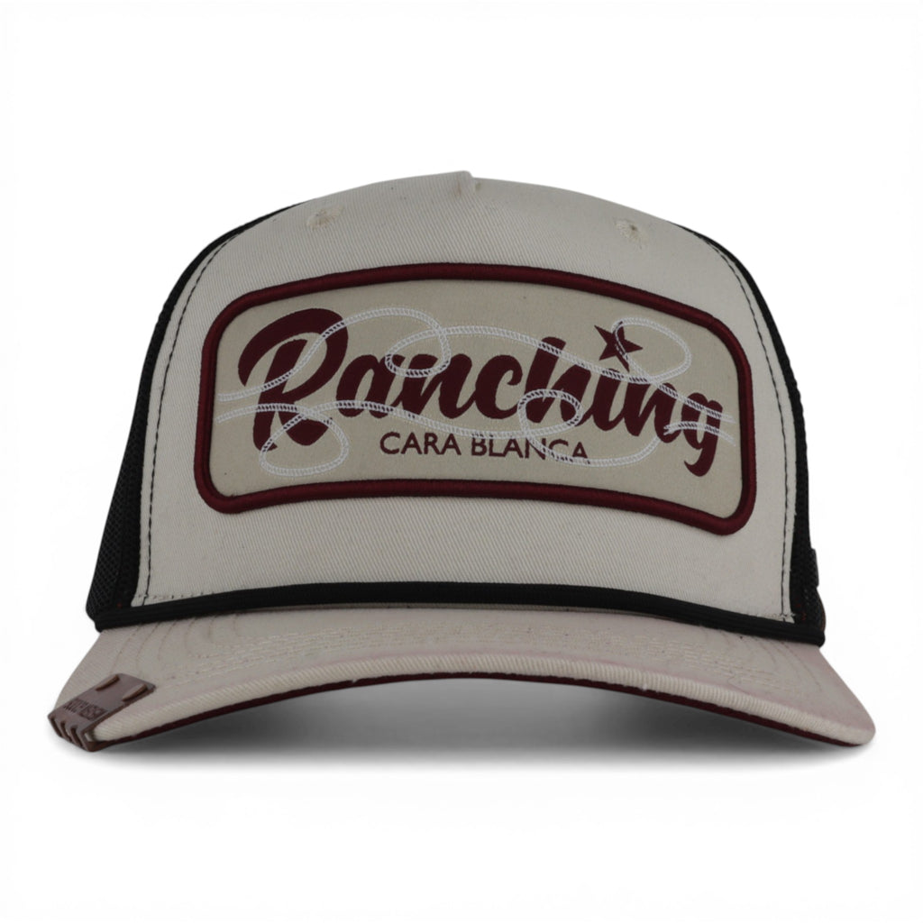 GORRA CARA BLANCA RANCHING CREAM