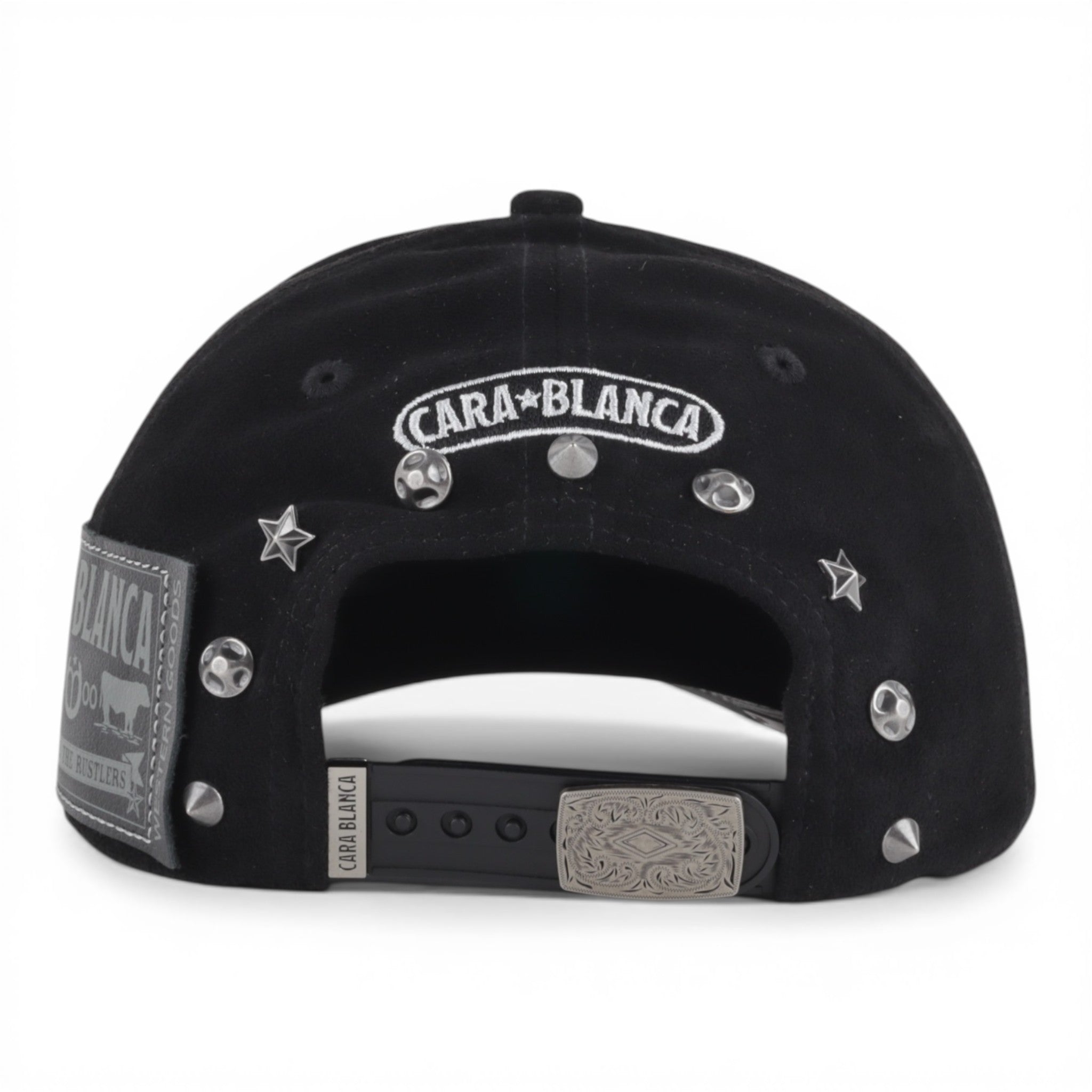 GORRA CARA BLANCA BUCKLE CROWN BLACK