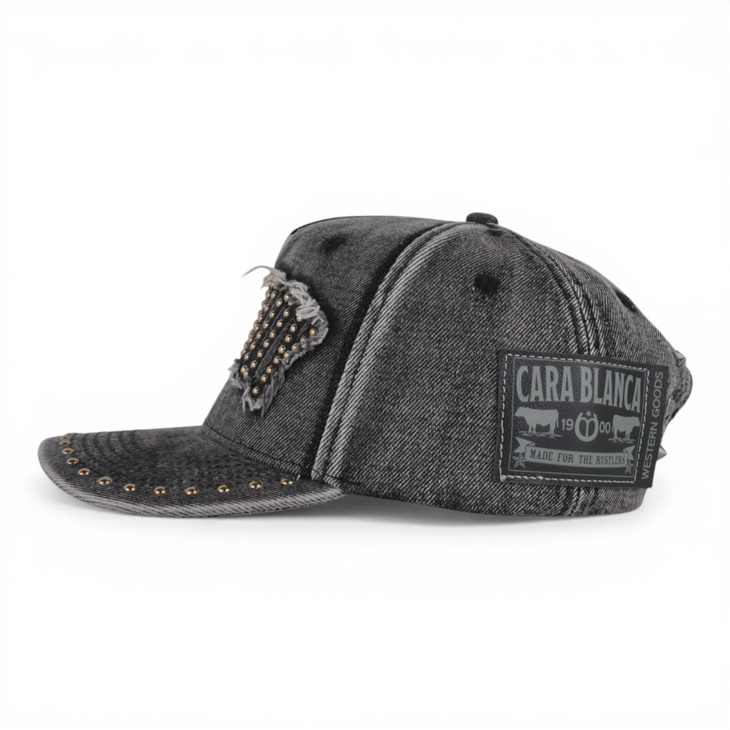 GORRA CARA BLANCA OUTLAW BLACK DENIM