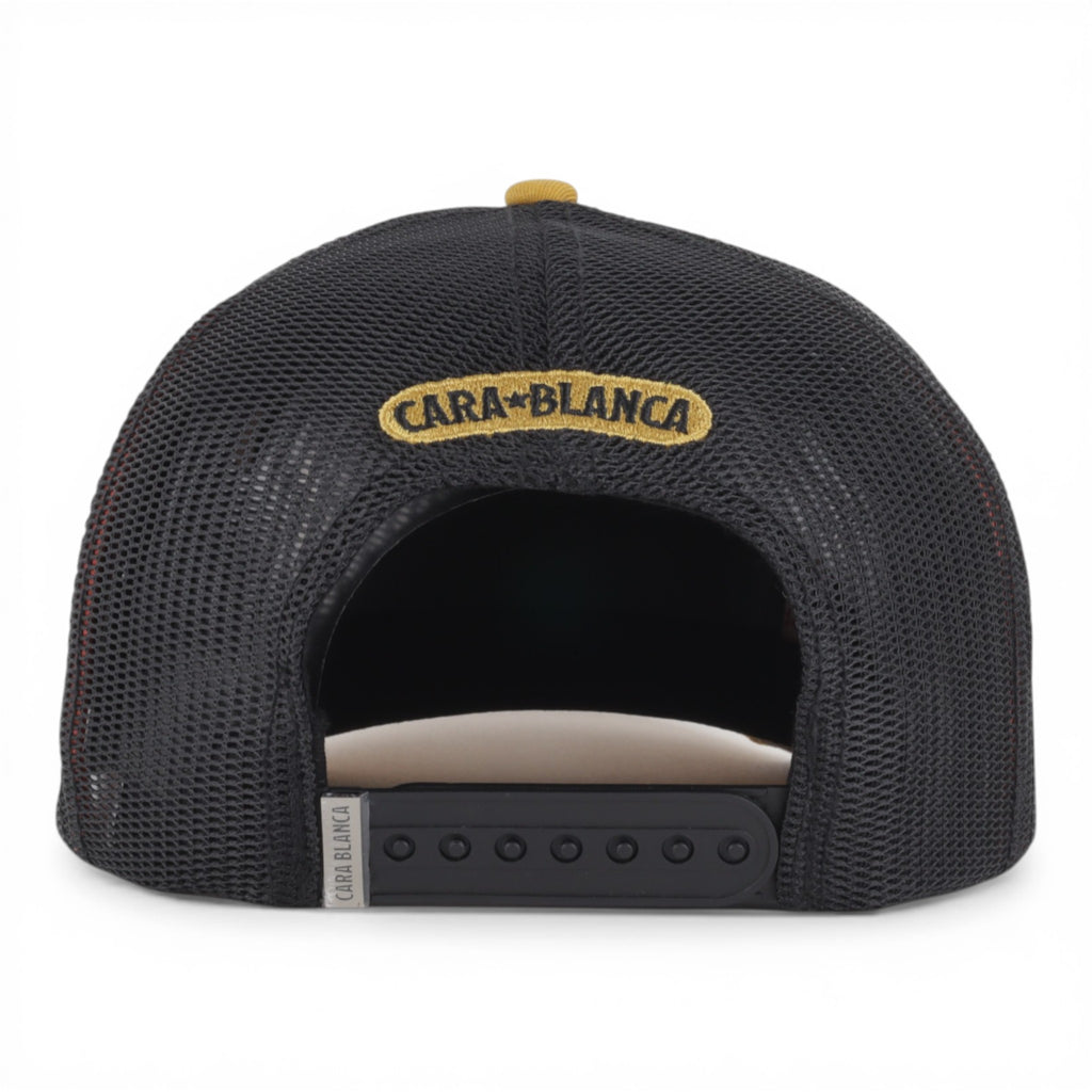 GORRA CARA BLANCA HOUSE SEAL MUSTARD