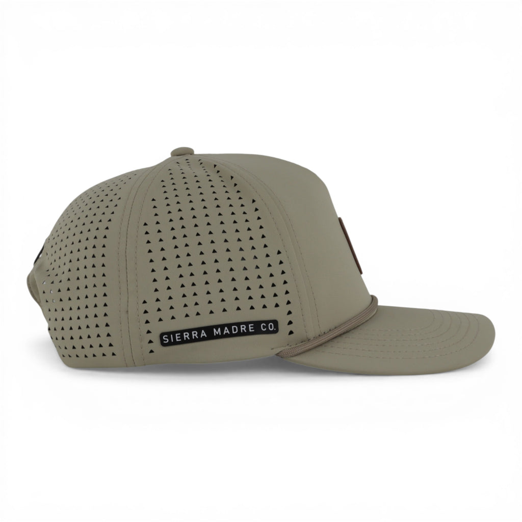 LEATHER PATCH BEIGE OSF