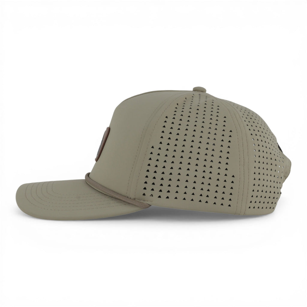 LEATHER PATCH BEIGE OSF