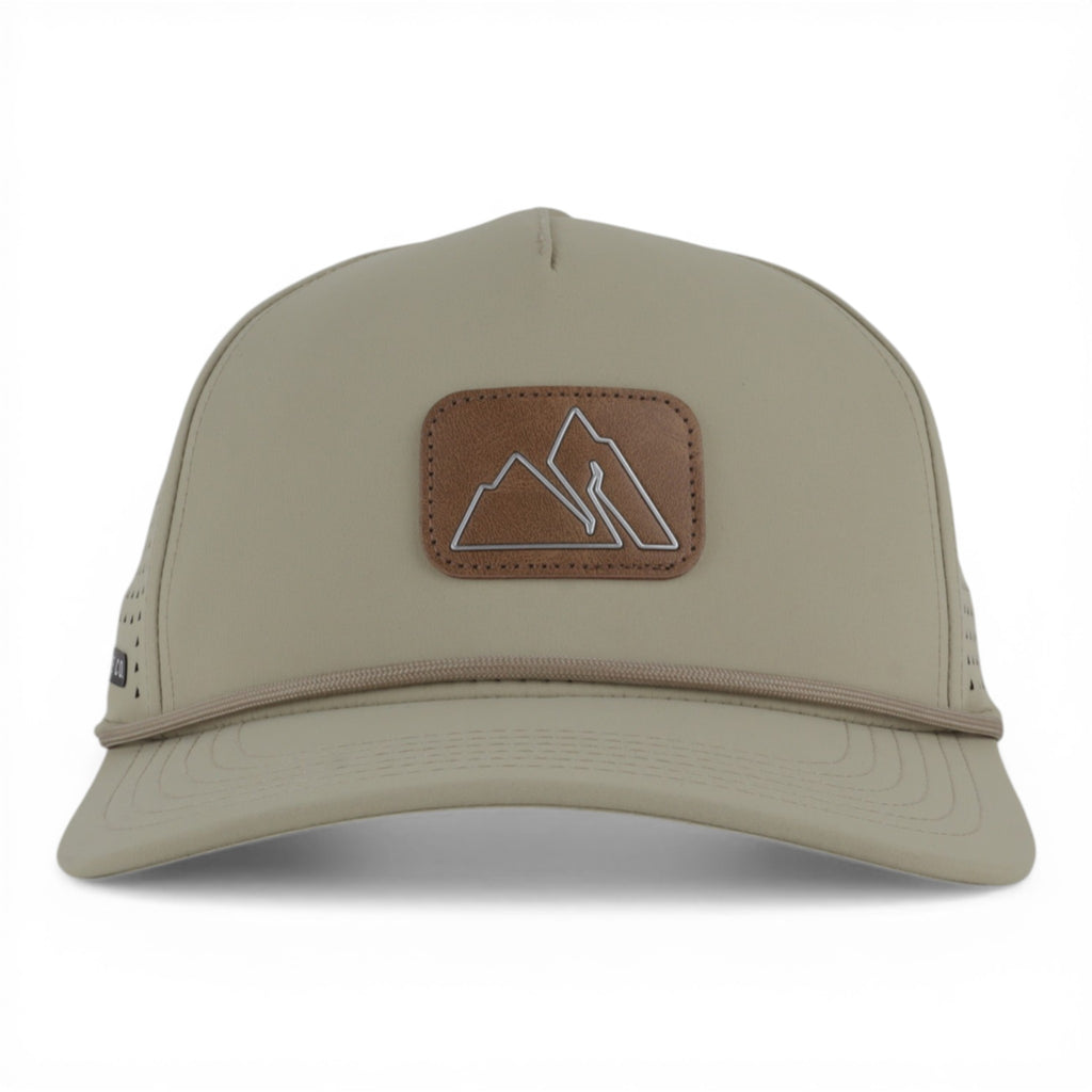 LEATHER PATCH BEIGE OSF