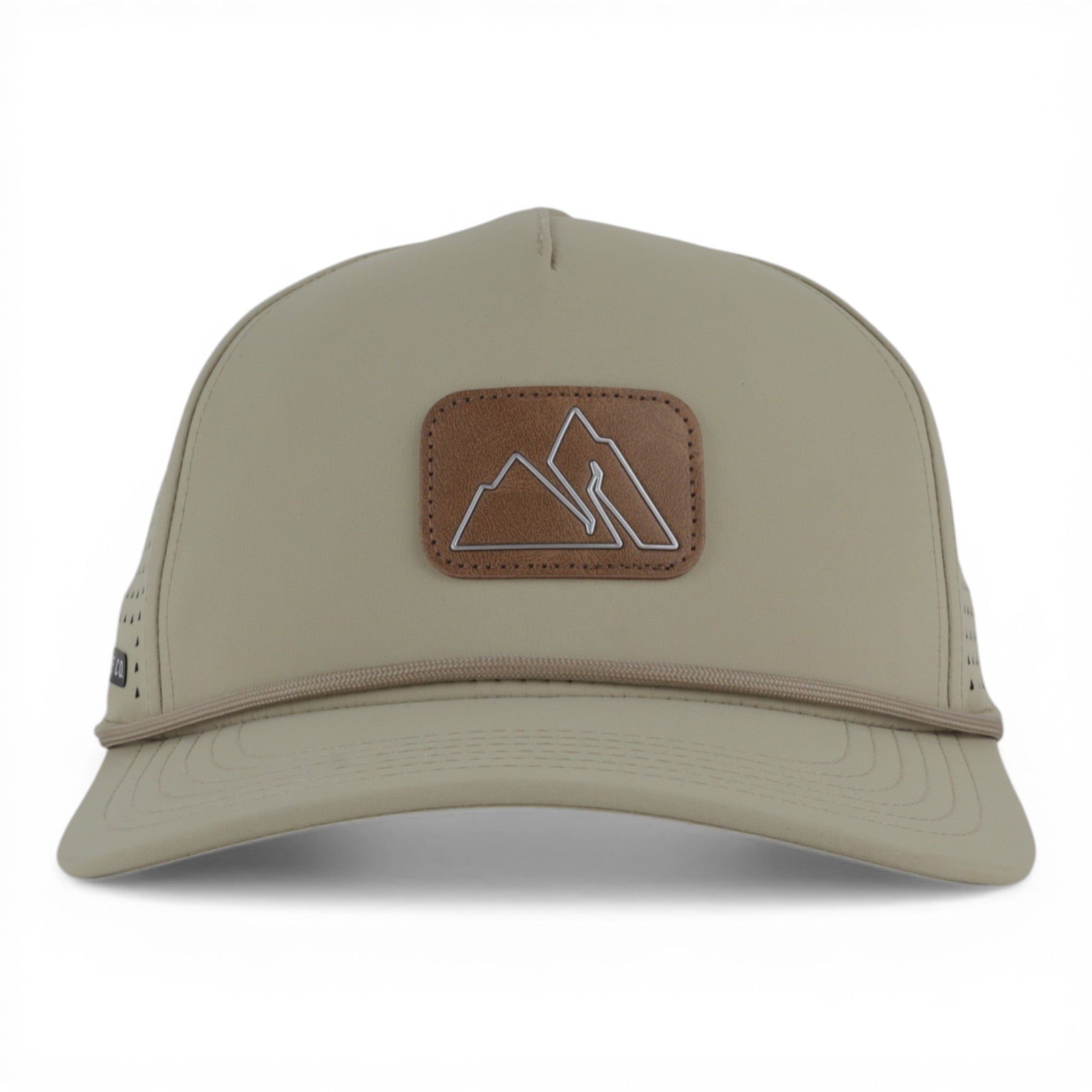 LEATHER PATCH BEIGE OSF