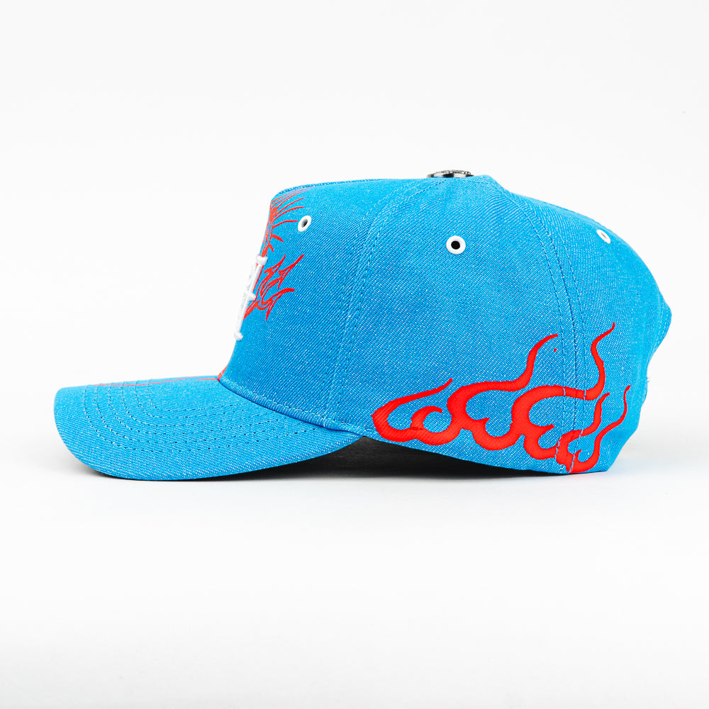 GORRA ED HARDY ED HELLCAT BLUE