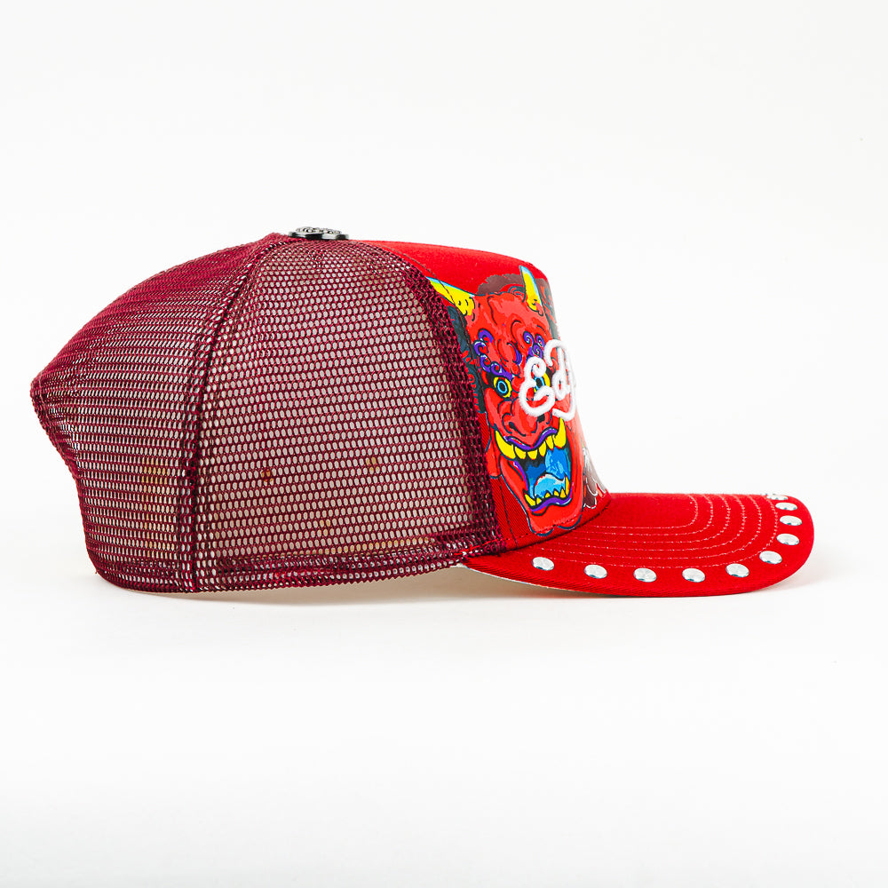 GORRA ED HARDY THE WORLD HANNYA RED OSFA