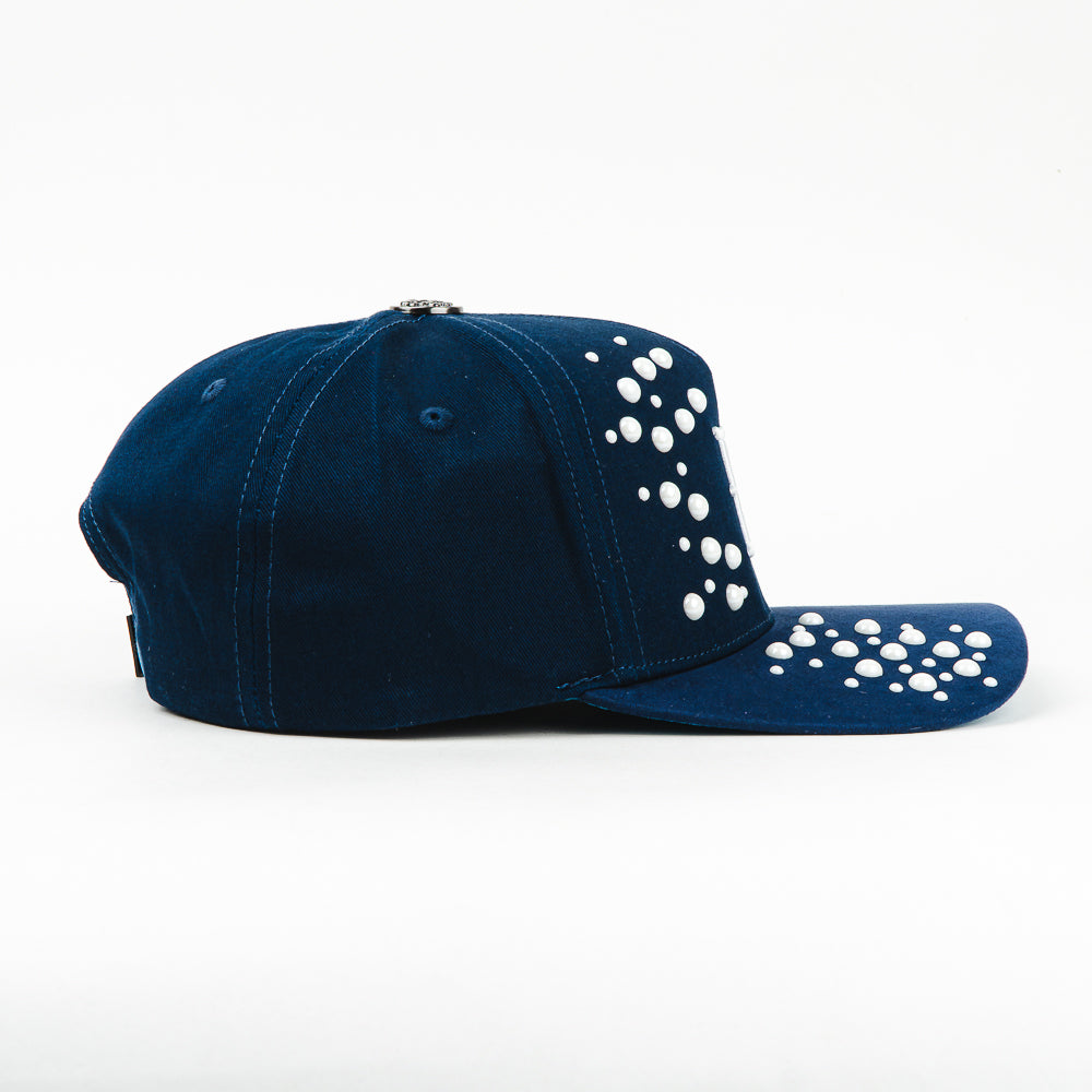 GORRA ED HARDY DRAGON AND PEARLS BLUE