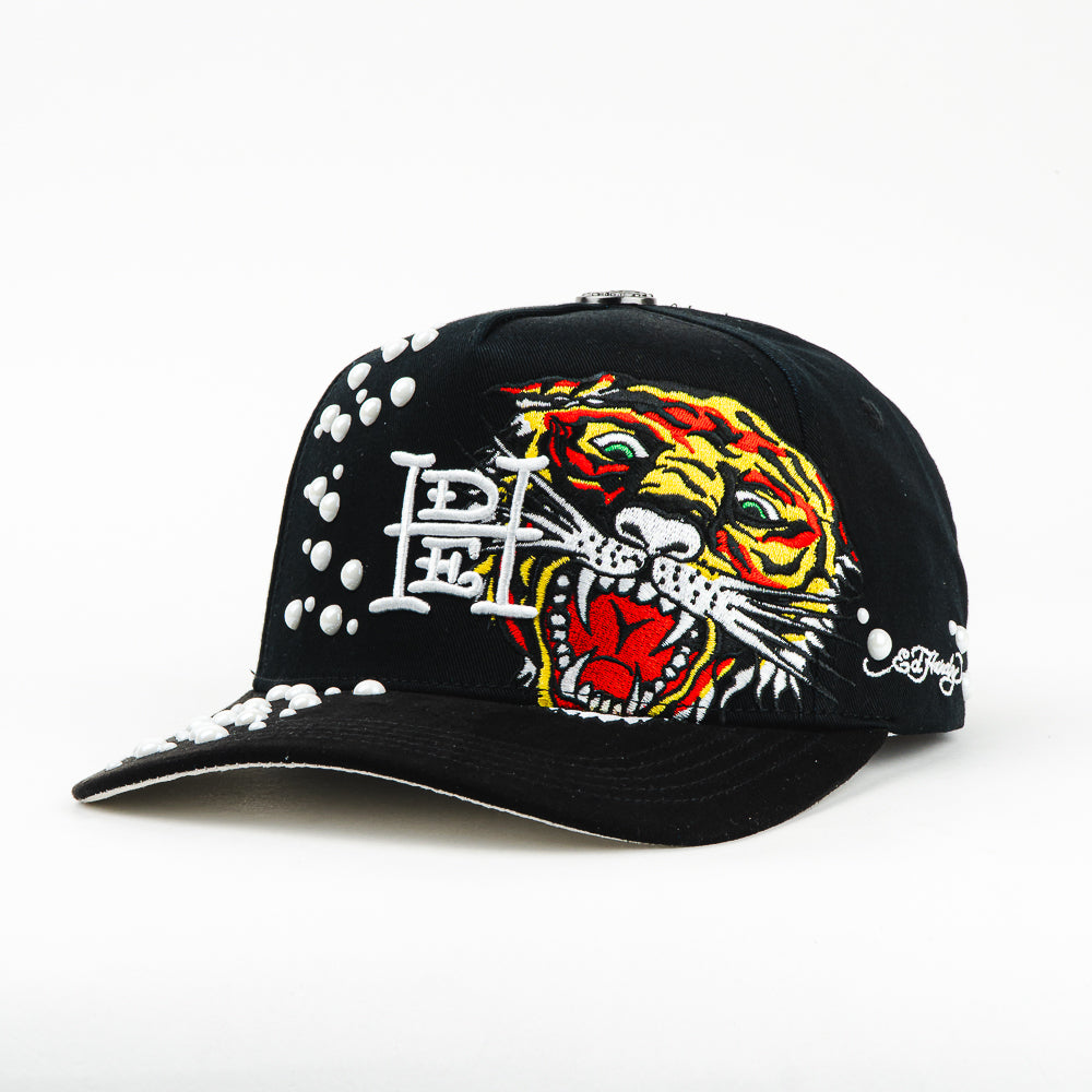 GORRA ED HARDY TIGER AND PEARLS BLACK
