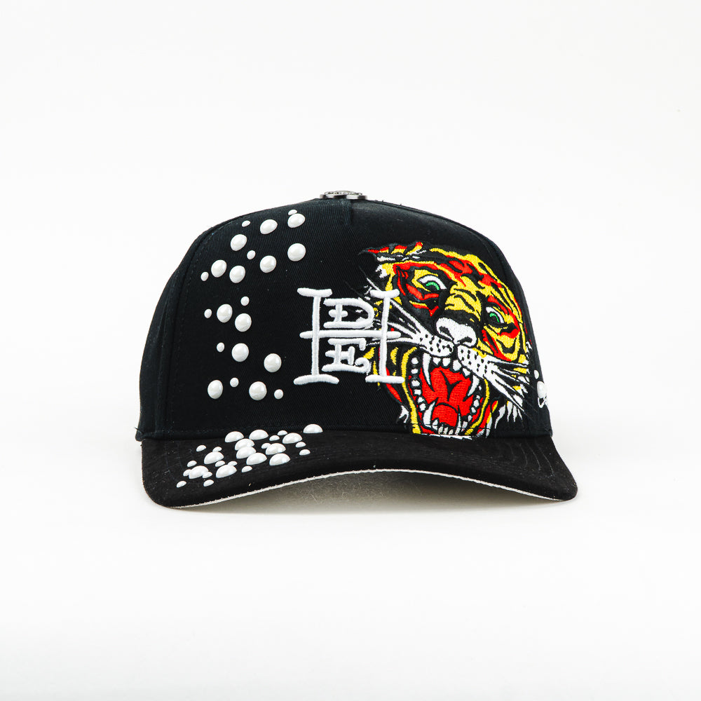 GORRA ED HARDY TIGER AND PEARLS BLACK