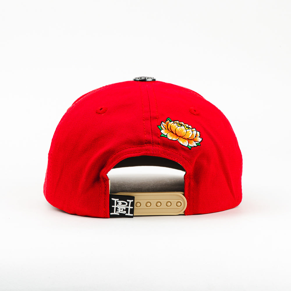 GORRA ED HARDY DON DRAGON AND STARS RED