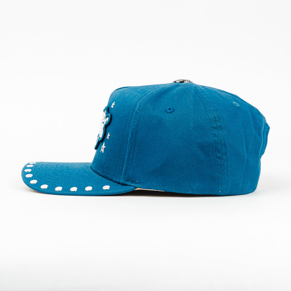 GORRA ED HARDY DON TIGER AND STARS TEAL OSFA