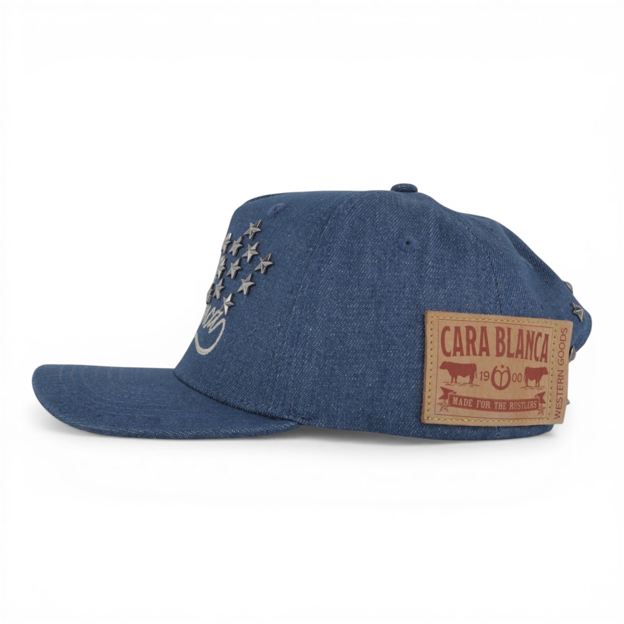 GORRA CARA BLANCA STARLIGHT RODEO AZUL MEZCLILLA