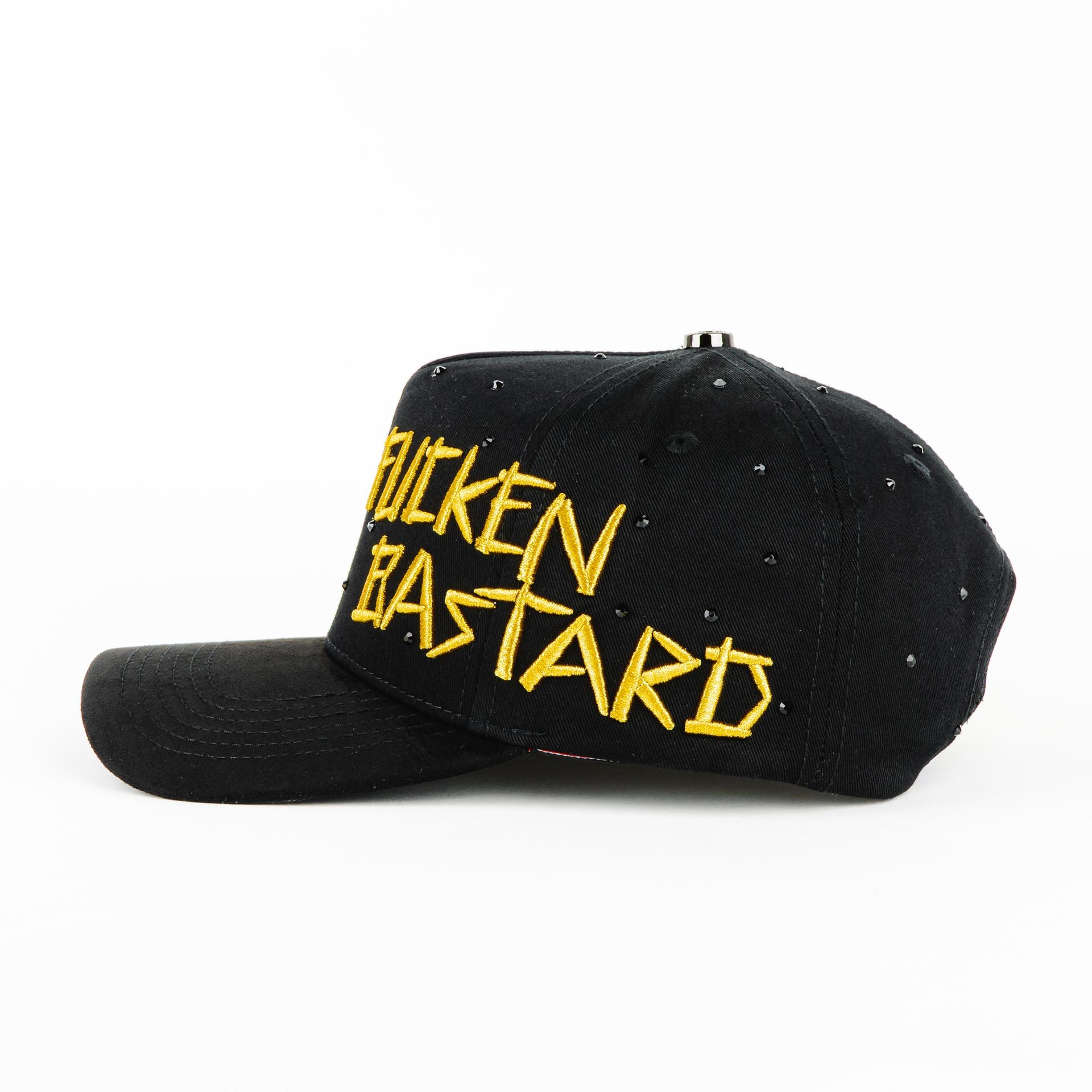 Gorra Fucken Bastard BLK/YEL | Snapback Visera Curva