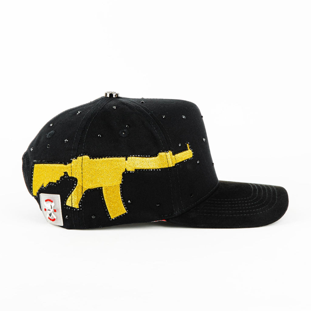Gorra Fucken Bastard BLK/YEL | Snapback Visera Curva