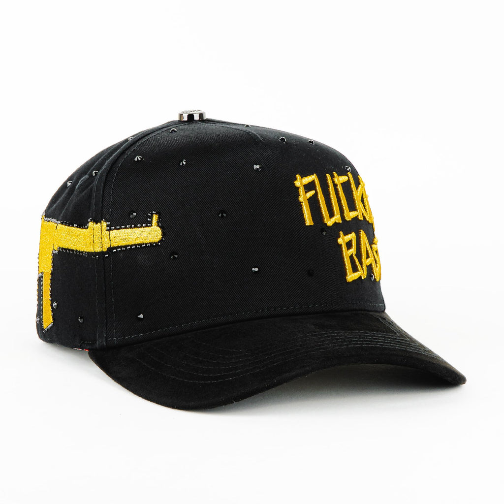 Gorra Fucken Bastard BLK/YEL | Snapback Visera Curva