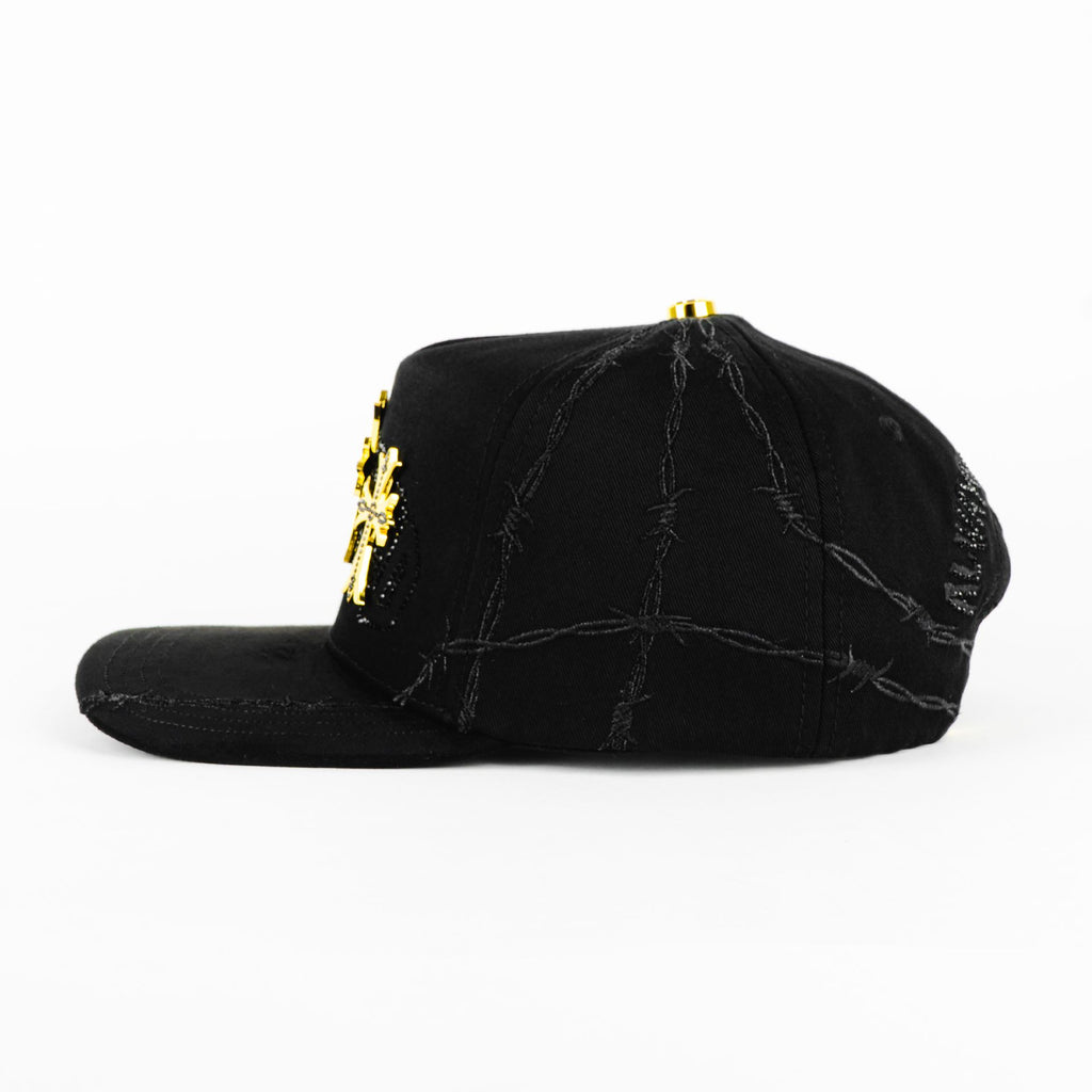 Gorra BiggBoss BENDICION GOLD BLK | Snapback Visera Semicurva