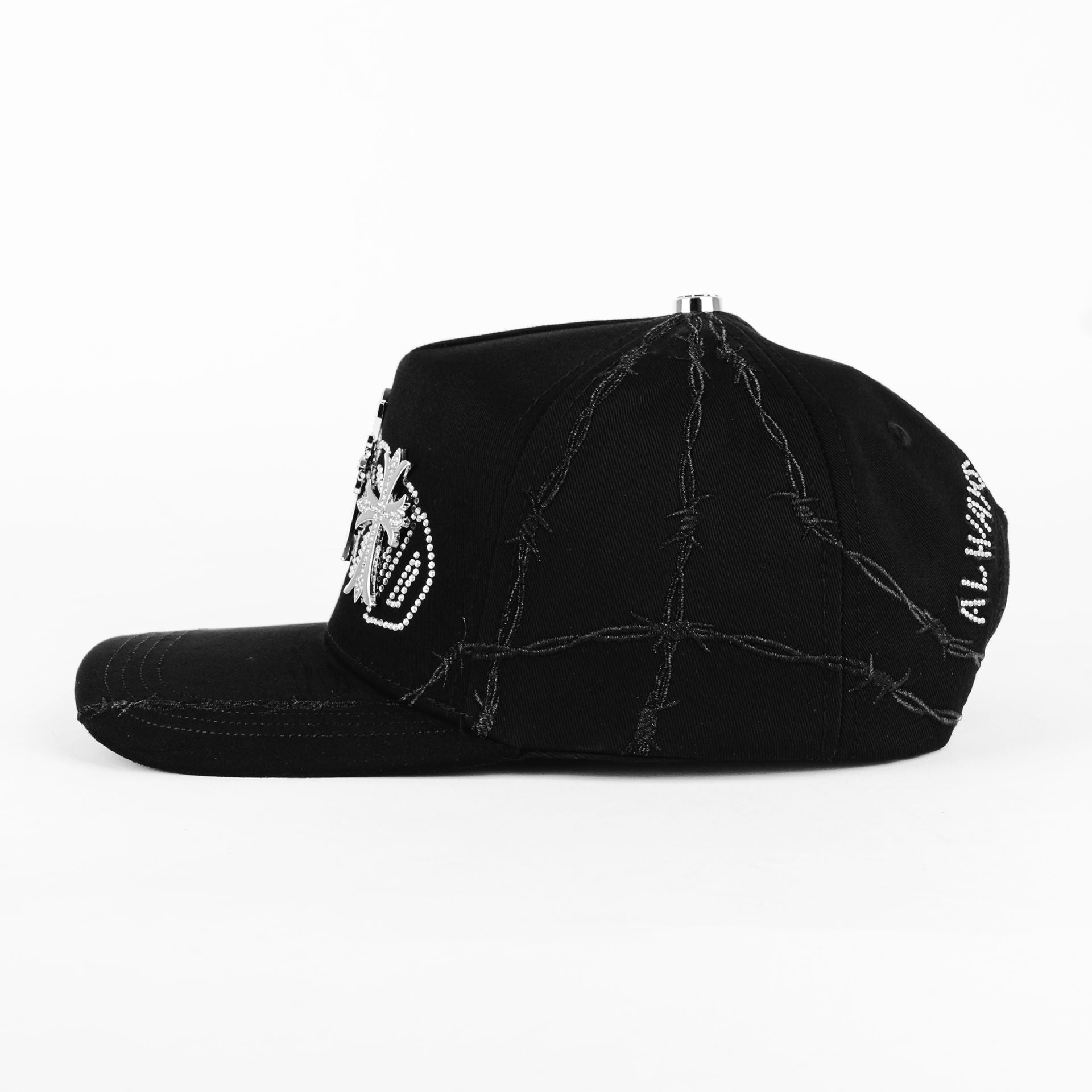 Gorra BiggBoss BENDICION SILVER BLK | Snapback Visera Semicurva