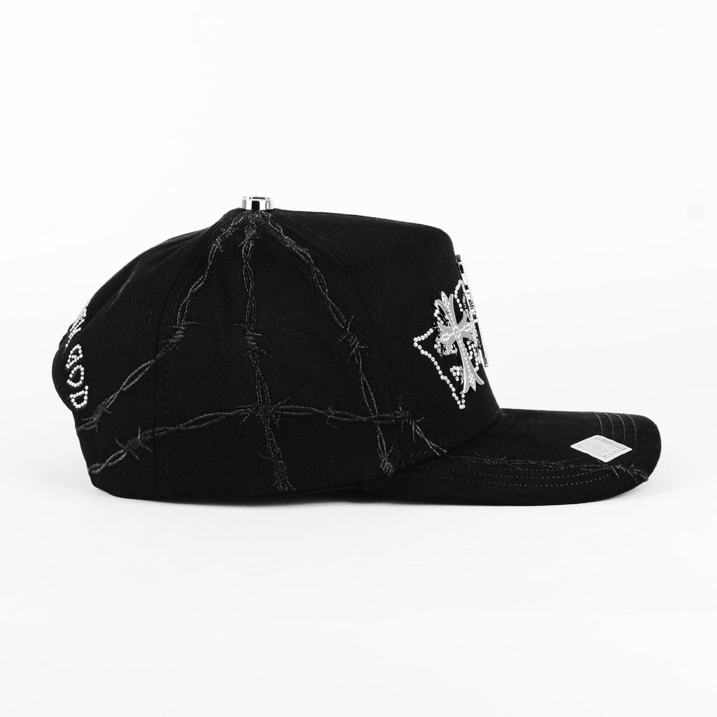 Gorra BiggBoss BENDICION SILVER BLK | Snapback Visera Semicurva