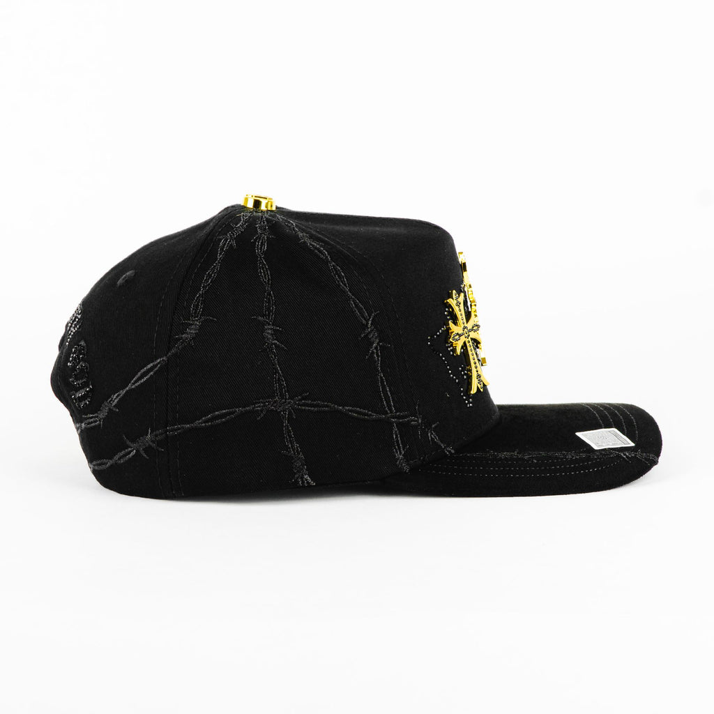 Gorra BiggBoss BENDICION GOLD BLK | Snapback Visera Semicurva