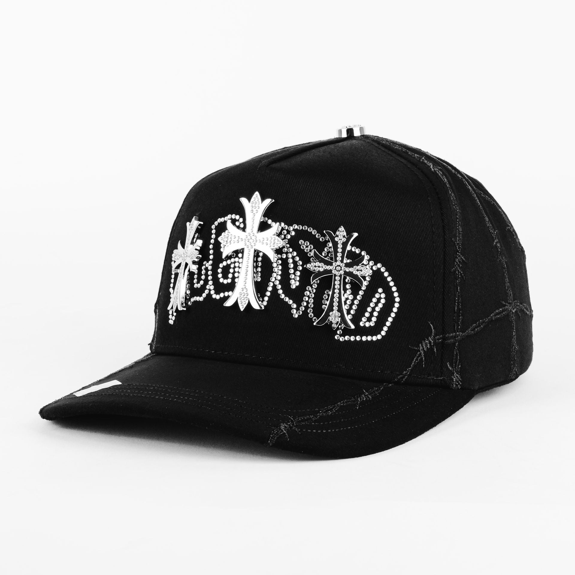 Gorra BiggBoss BENDICION SILVER BLK | Snapback Visera Semicurva