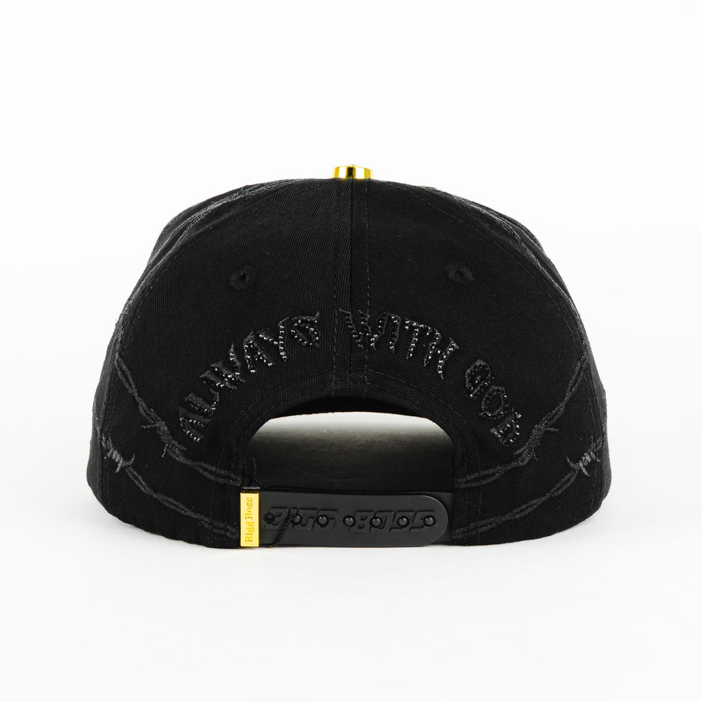 Gorra BiggBoss BENDICION GOLD BLK | Snapback Visera Semicurva
