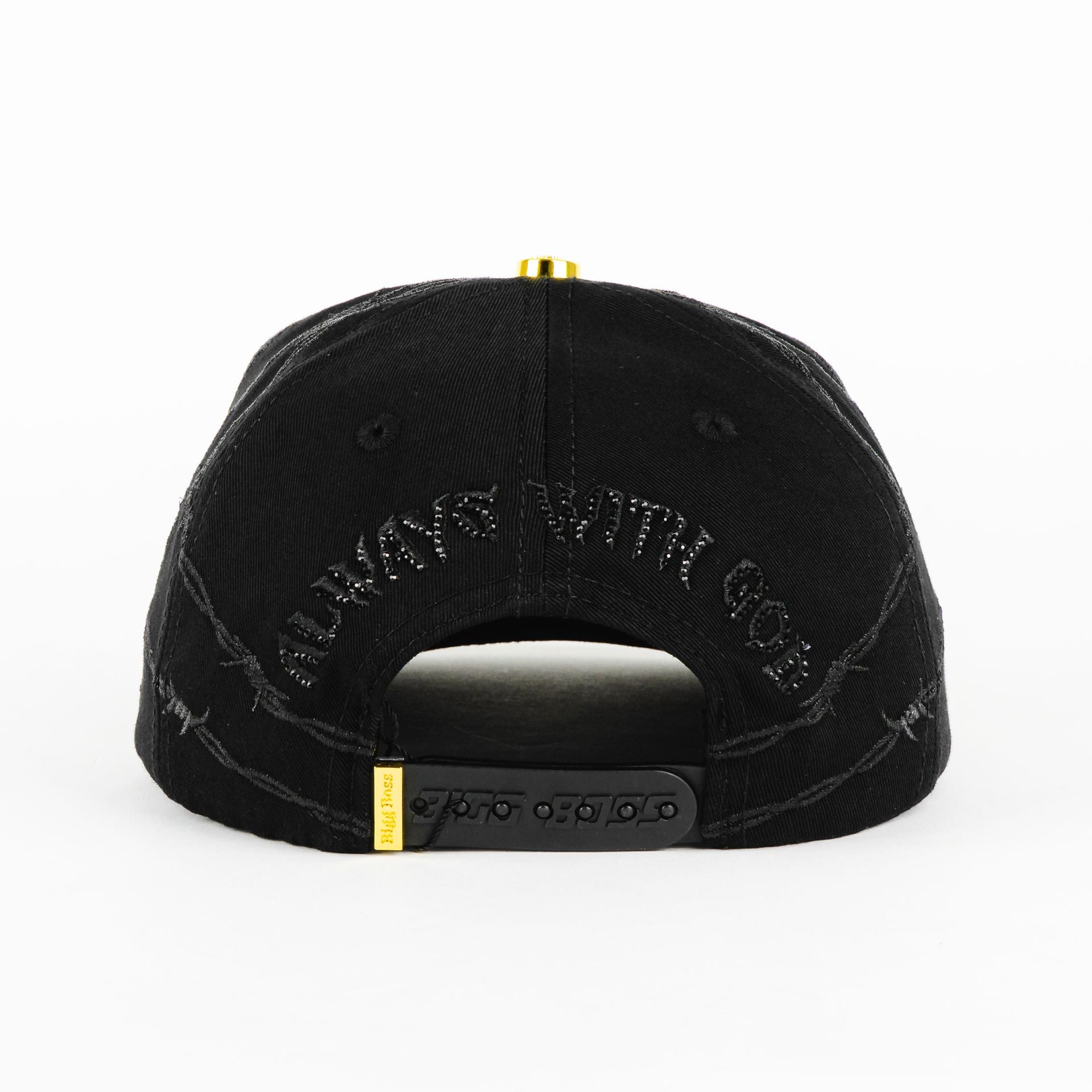 Gorra BiggBoss BENDICION GOLD BLK | Snapback Visera Semicurva
