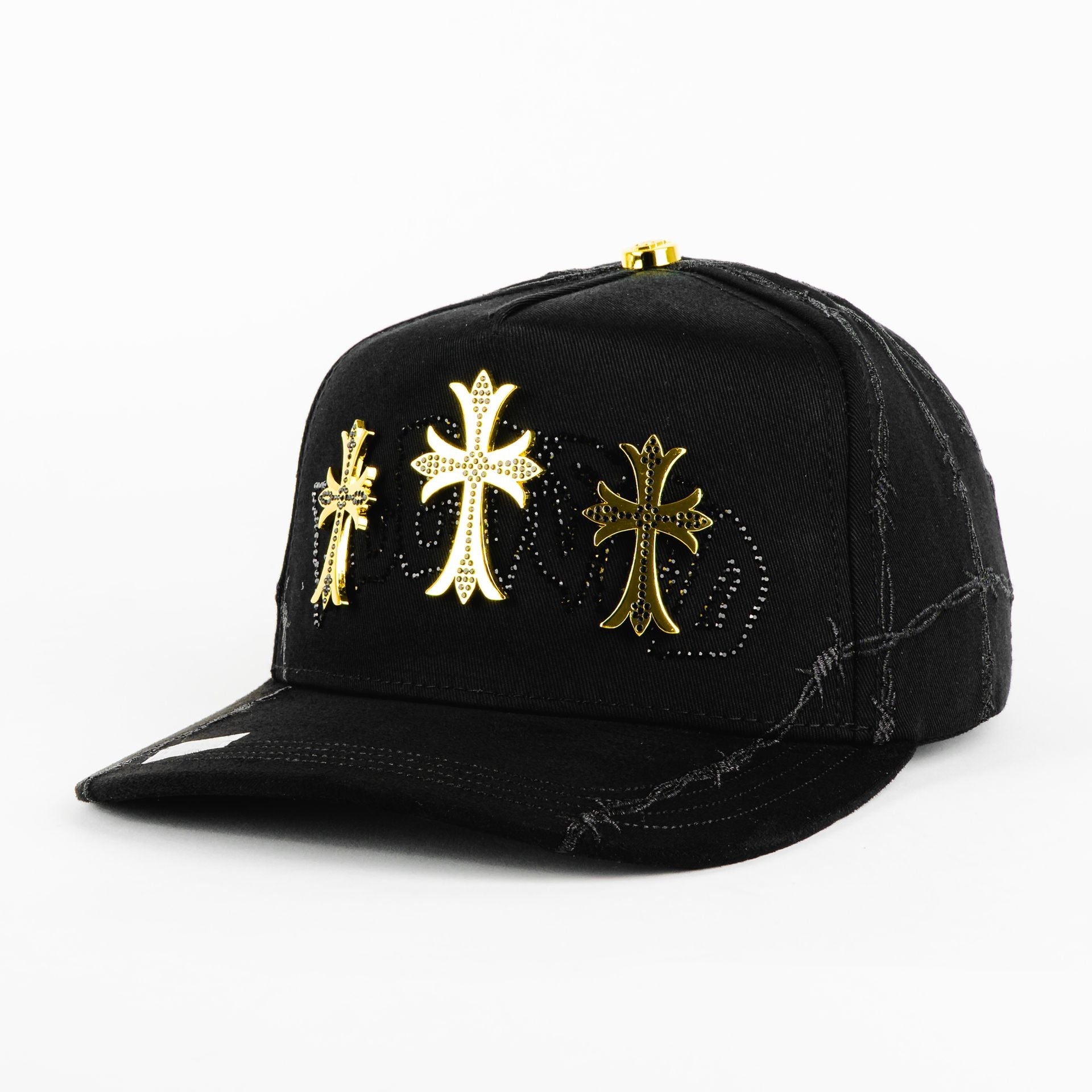 Gorra BiggBoss BENDICION GOLD BLK | Snapback Visera Semicurva