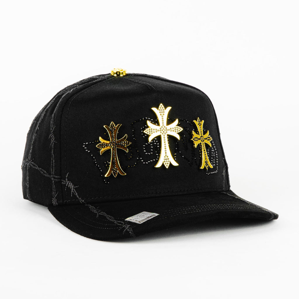 Gorra BiggBoss BENDICION GOLD BLK | Snapback Visera Semicurva