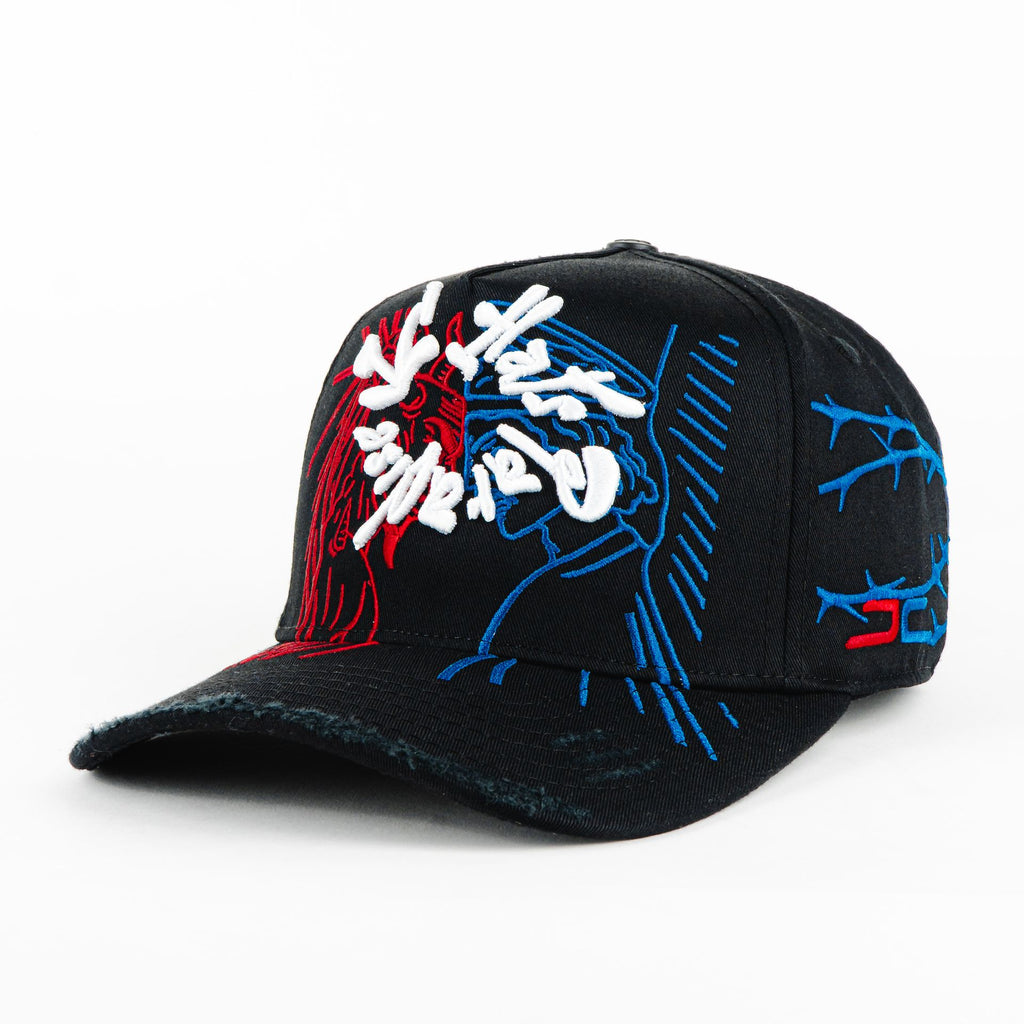 Gorra JC Hats PARADISE XY BLACK | Snapback Visera Semicurva
