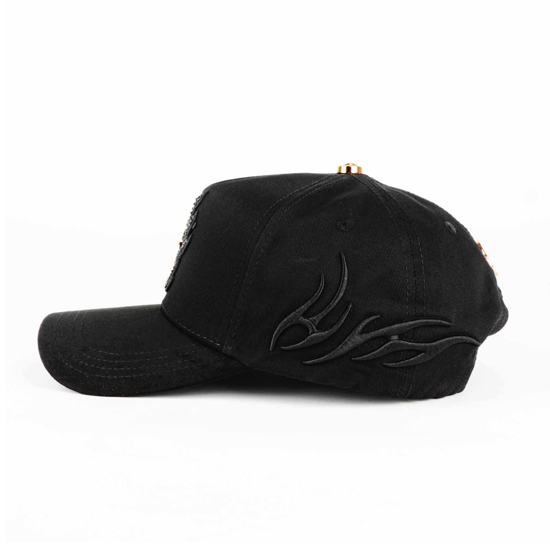 Gorra Barbas Hats B STAR BLACK | Snapback Visera Semicurva