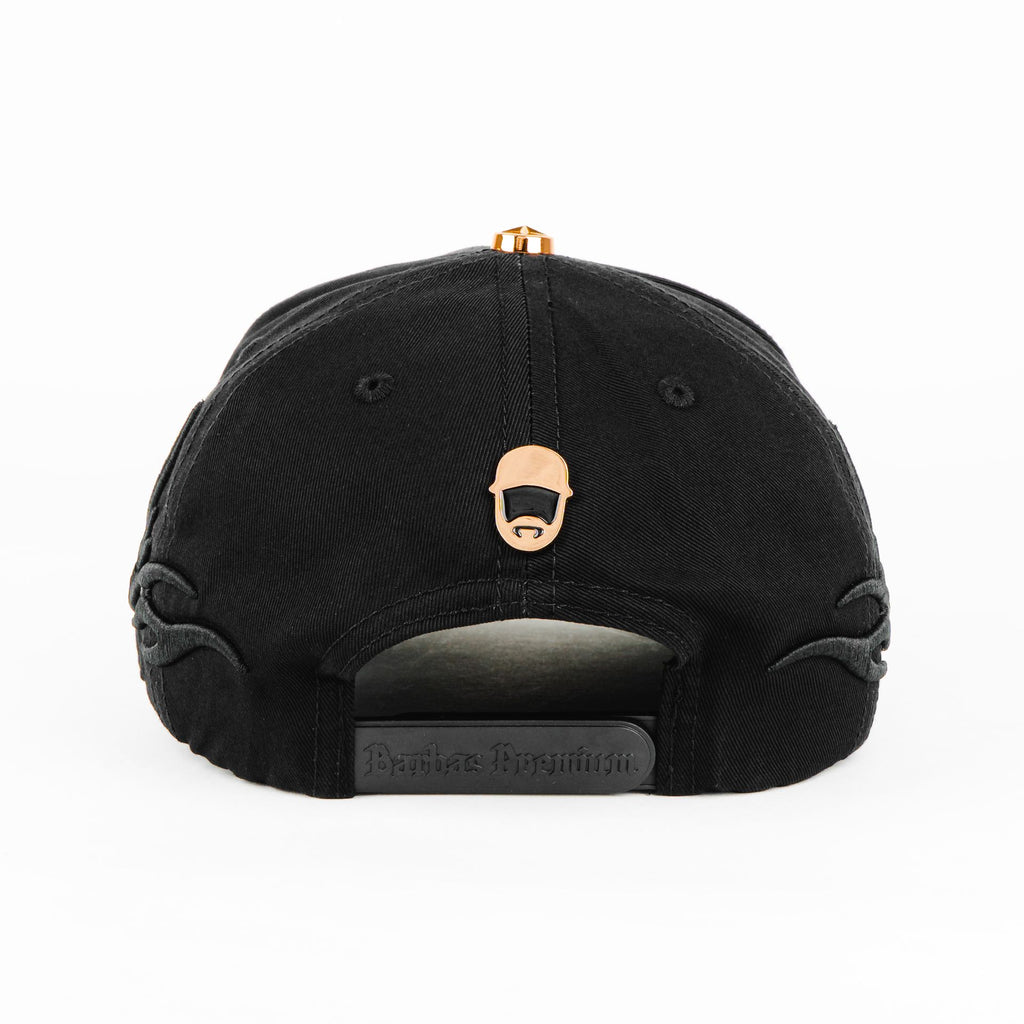 Gorra Barbas Hats B STAR BLACK | Snapback Visera Semicurva