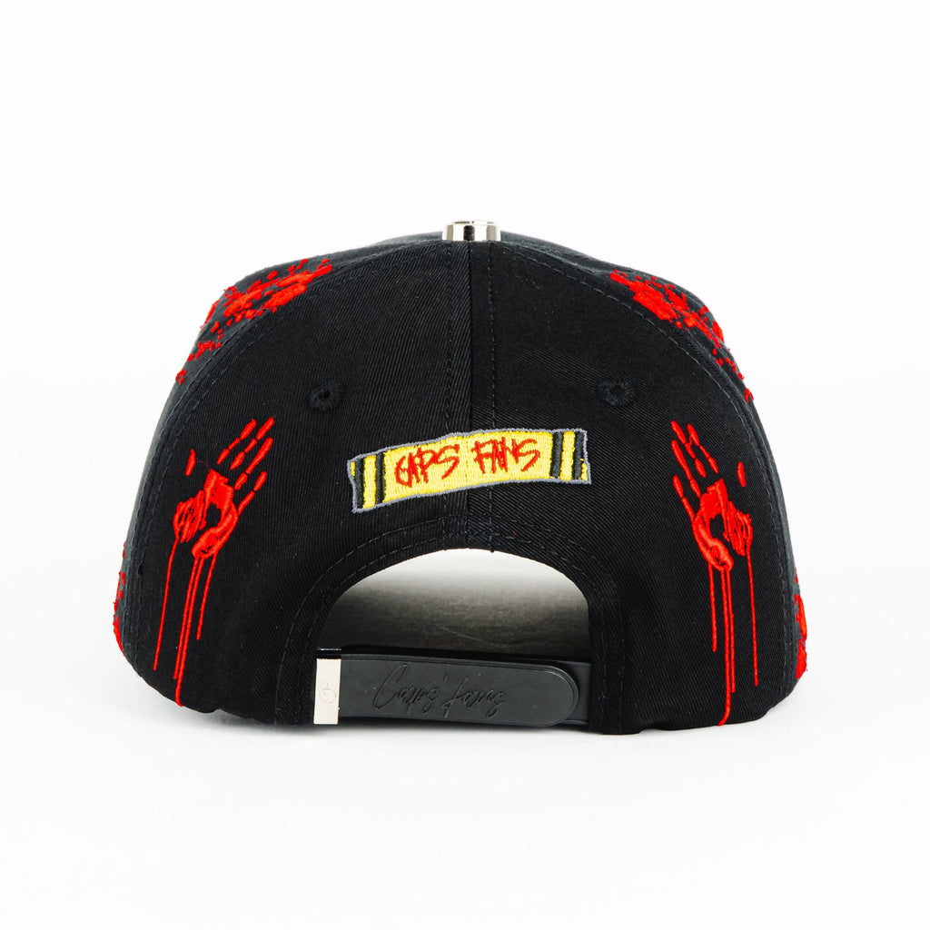 Gorra Caps Fans JASON DIAMANTADO BLACK/VISOR SUEDE | Snapback Visera Semicurva