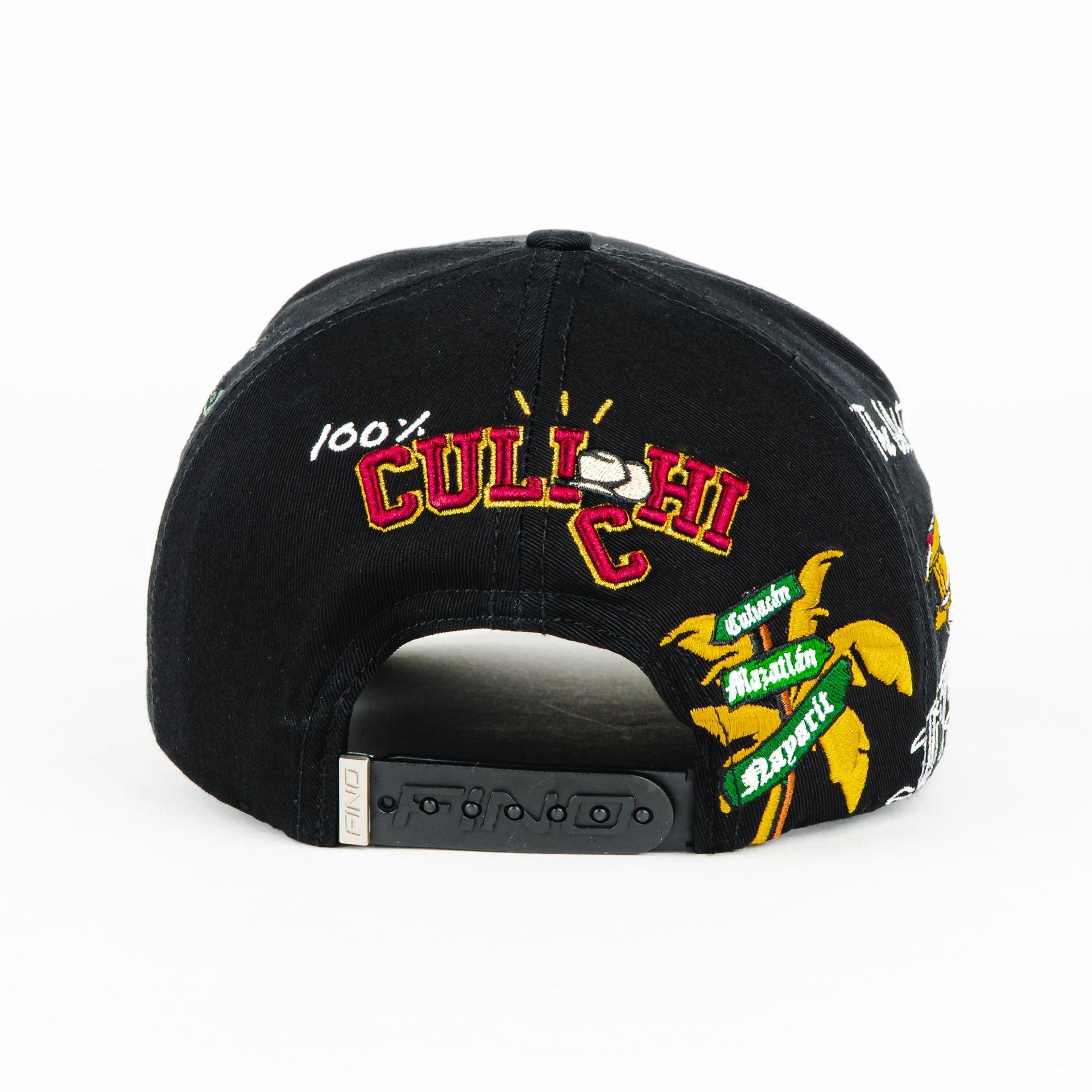 Gorra Gallo Fino 100% CULICHI CT BLACK | Snapback Visera Semicurva