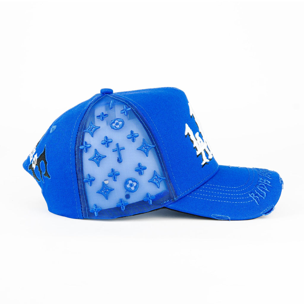 Gorra Rude Awakening LA LA LA AZUL | Snapback Visera Curva