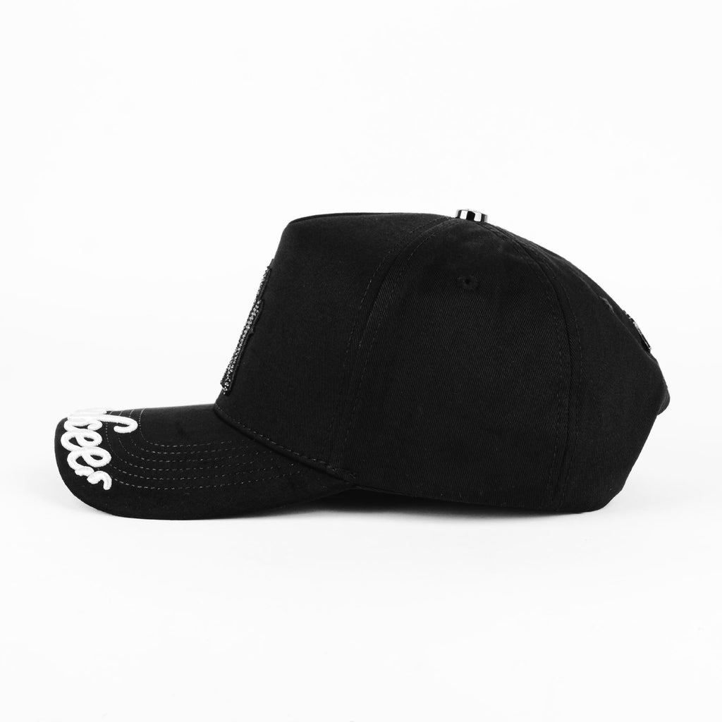 Gorra Wangel Caps NY TRIPLE BLACK | Snapback Visera Semicurva