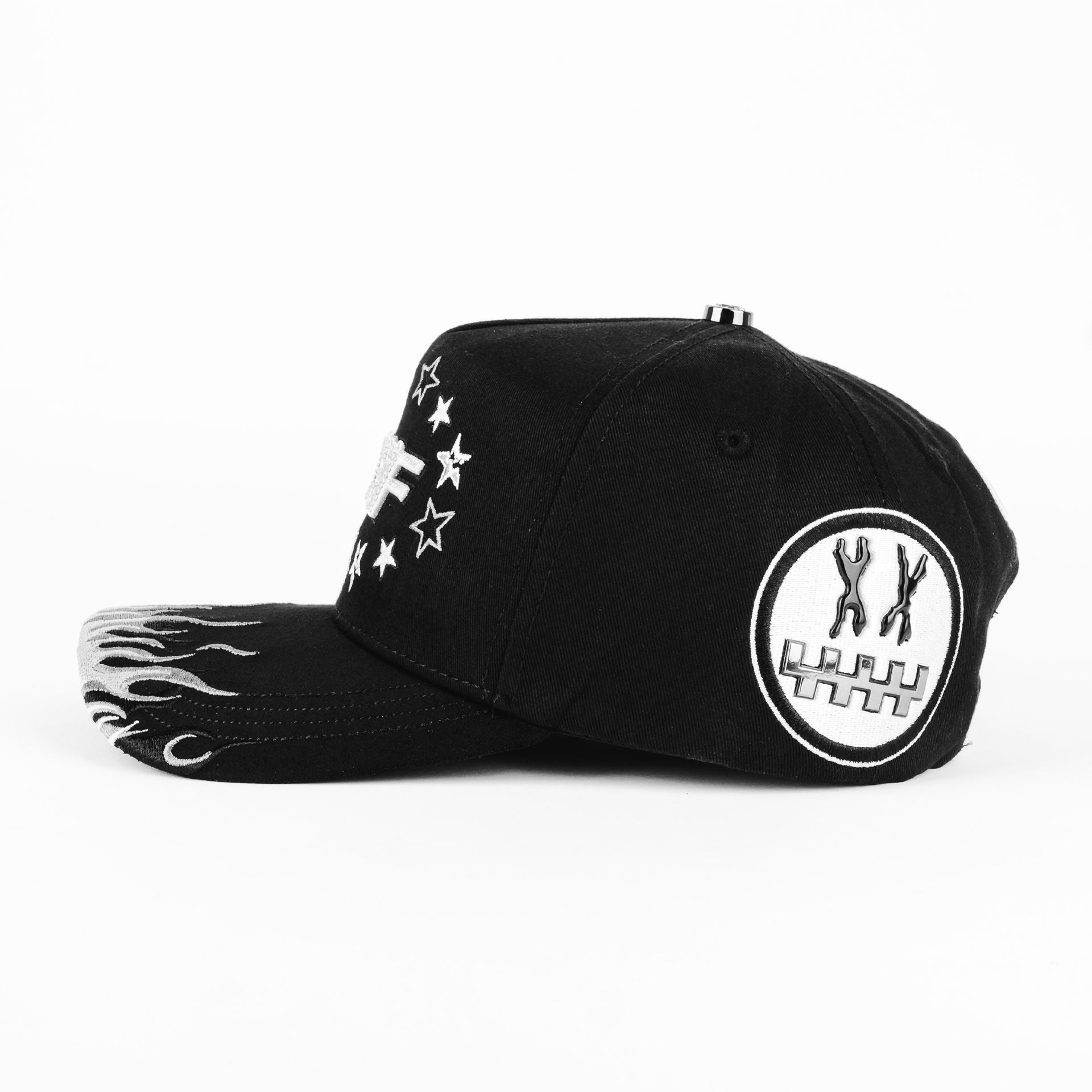 Gorra Caps Fans COLLECTION CF BLACK | Snapback Visera Semicurva