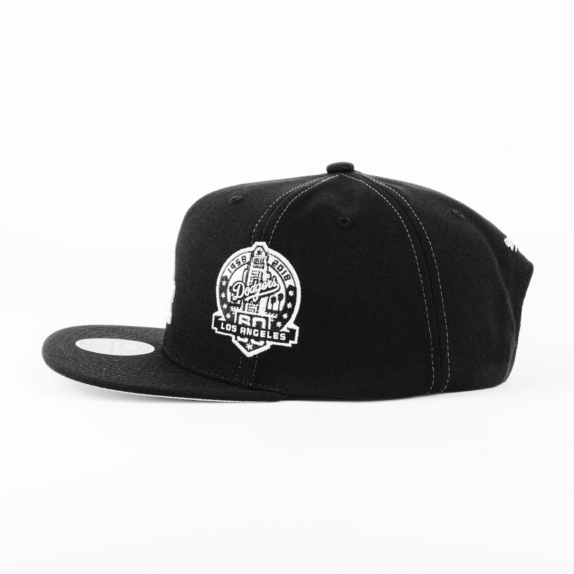 Gorra Mitchell&Ness DODGERS TRIFECTA BLK/WHT | Snapback Visera Plana