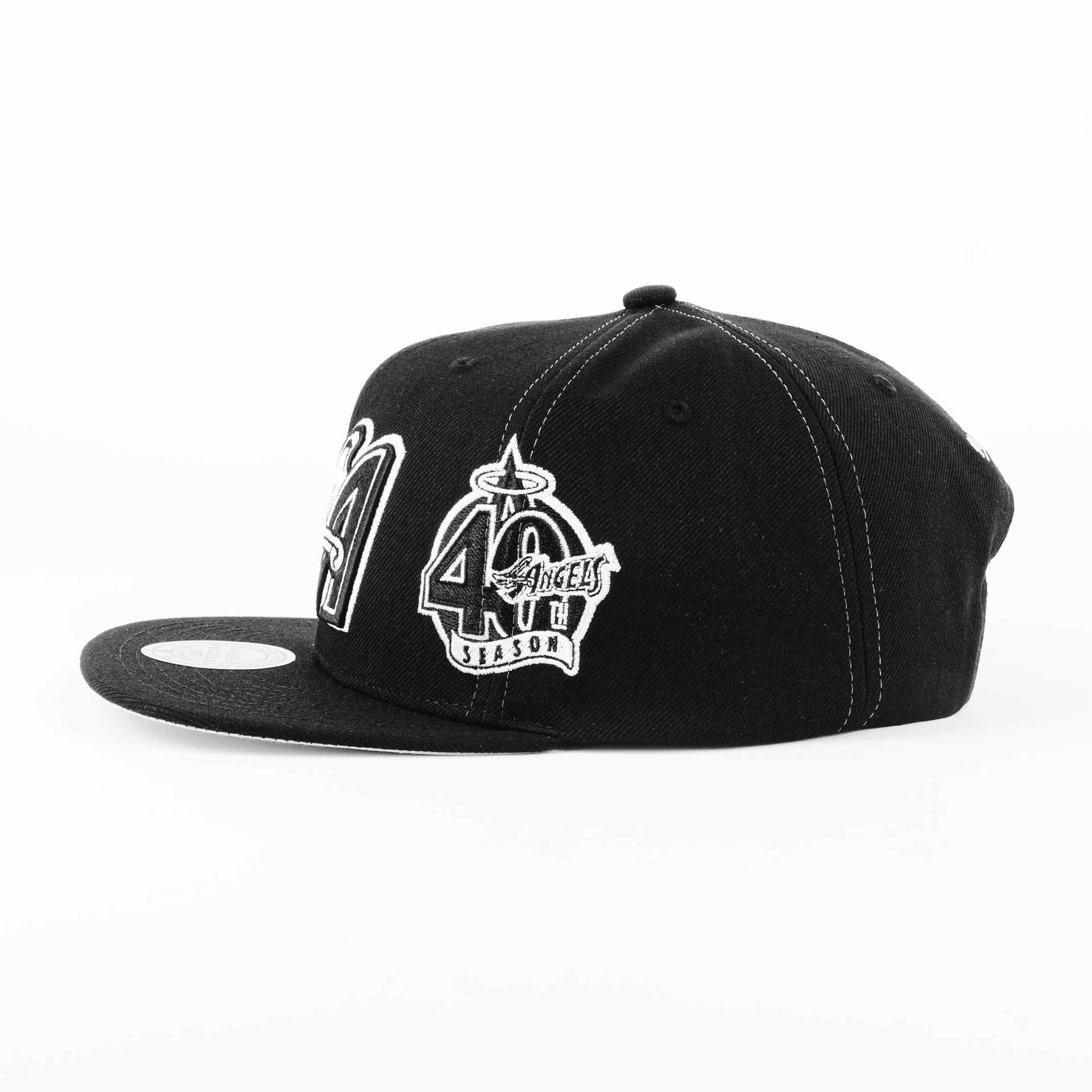 Gorra Mitchell&Ness ANGELS TRIFECTA BLK/WHT | Snapback Visera Plana