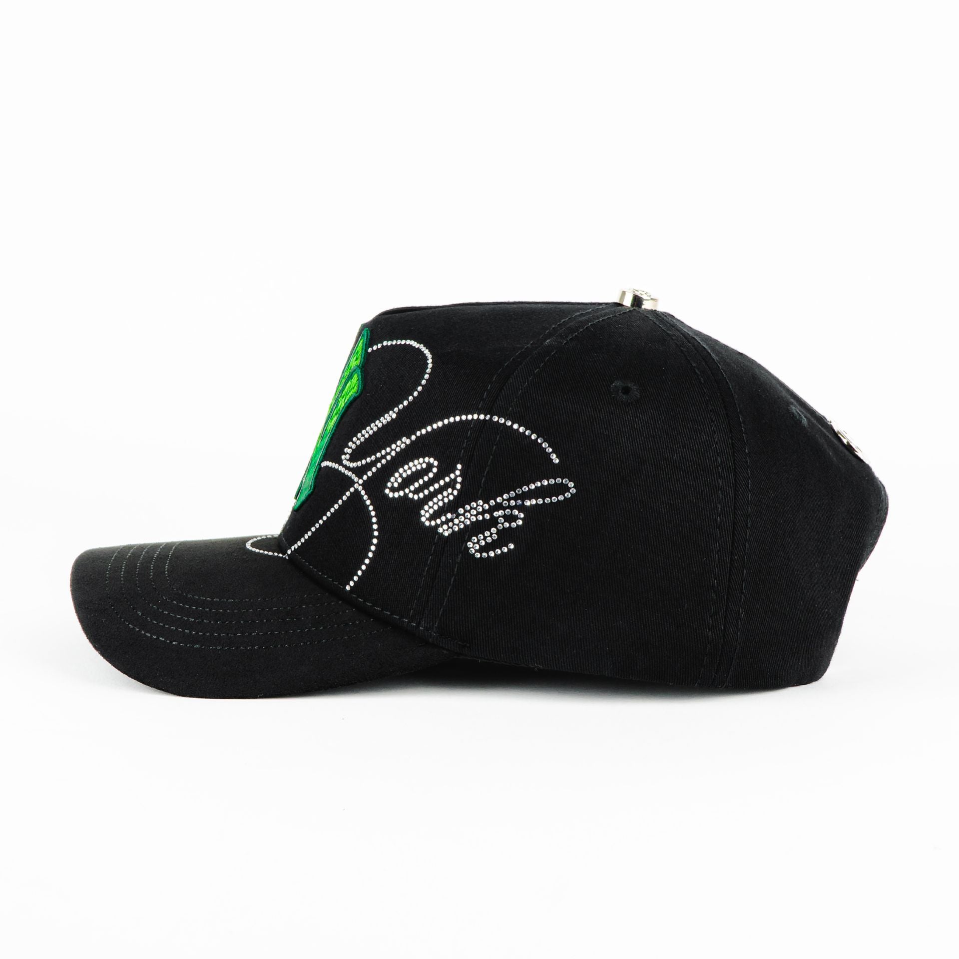 Gorra Caps Fans NY CRISTALS GREEN | Snapback Visera Semicurva