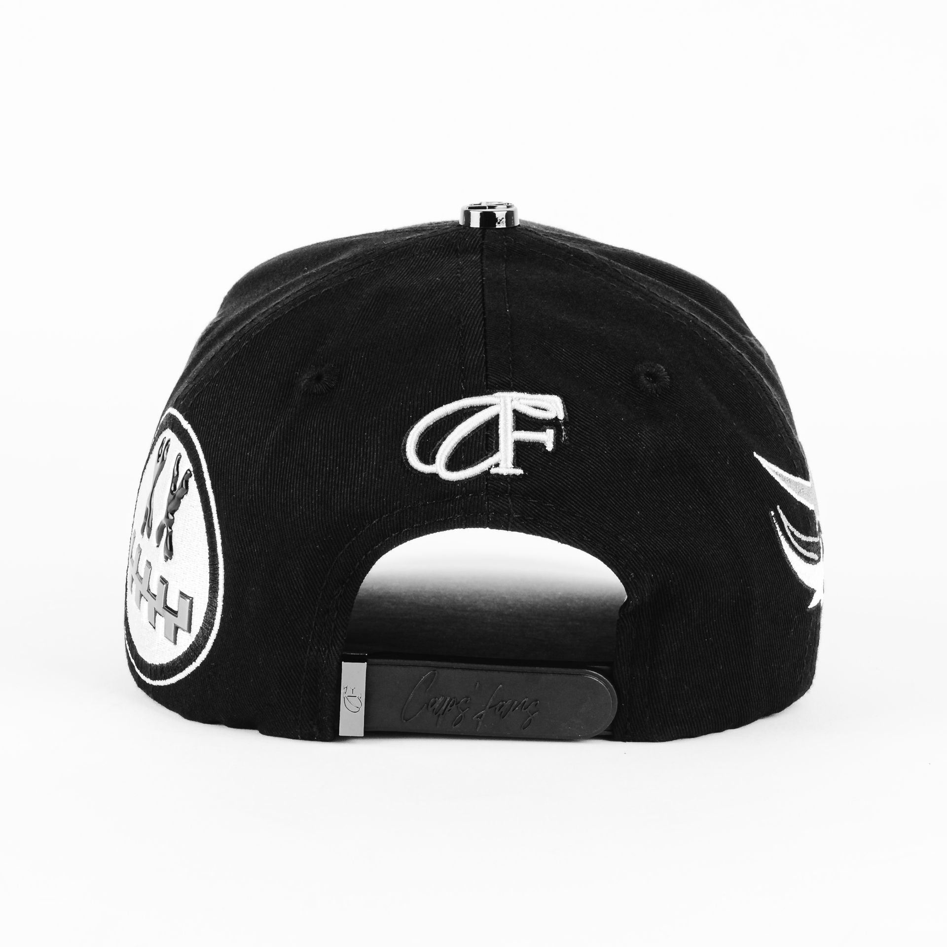 Gorra Caps Fans COLLECTION CF BLACK | Snapback Visera Semicurva