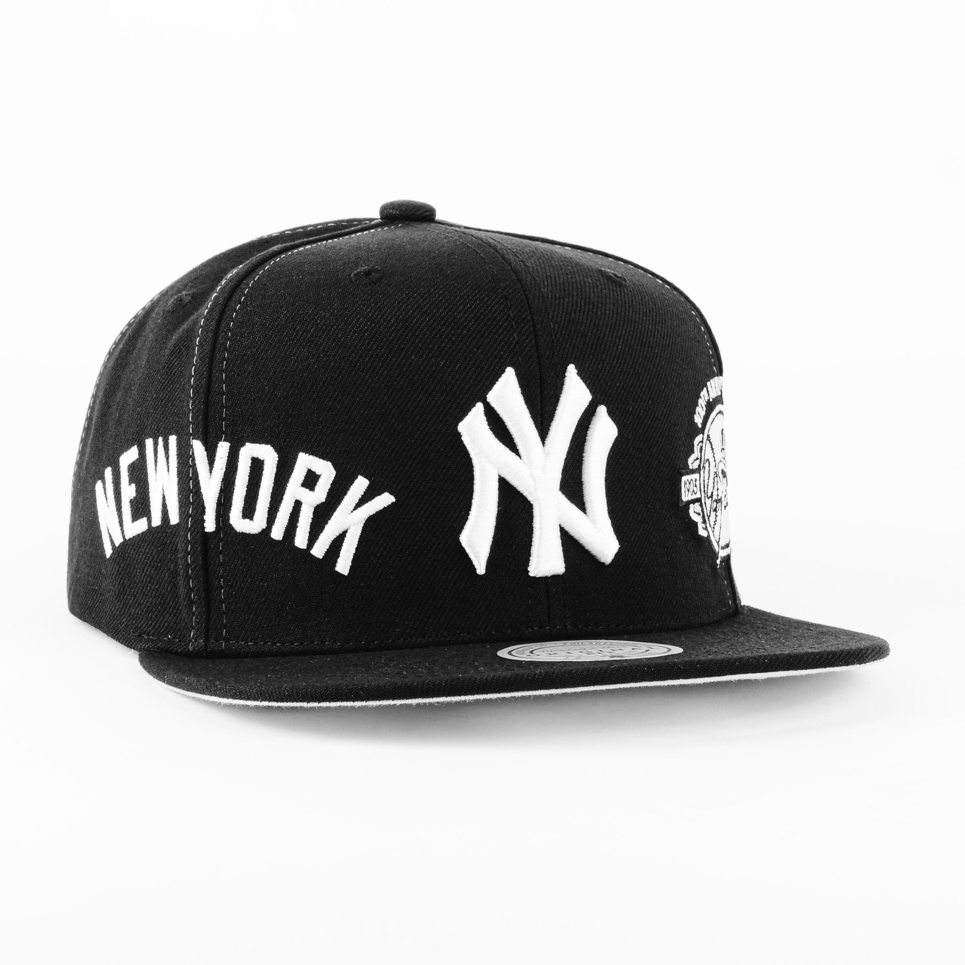 Gorra Mitchell&Ness YANKEES TRIFECTA BLK/WHT | Snapback Visera Plana