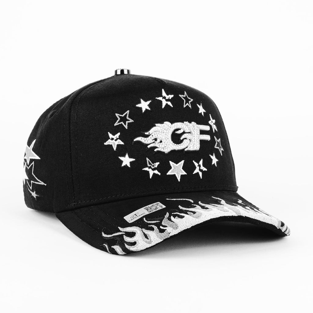 Gorra Caps Fans COLLECTION CF BLACK | Snapback Visera Semicurva