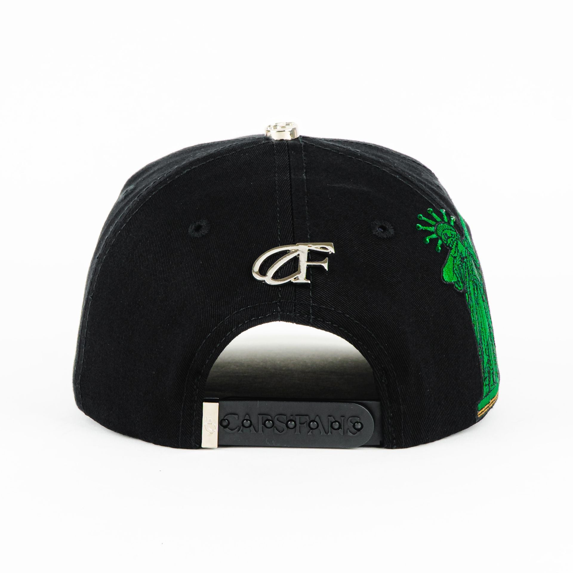 Gorra Caps Fans NY CRISTALS GREEN | Snapback Visera Semicurva